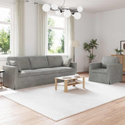 Set sofe 2 pcs Svijetlo siva 228 x 78 x 80 cm Baršun