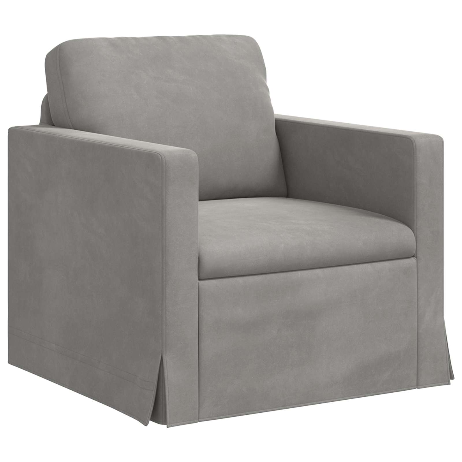 Set sofe 2 pcs Svijetlo siva 228 x 78 x 80 cm Baršun