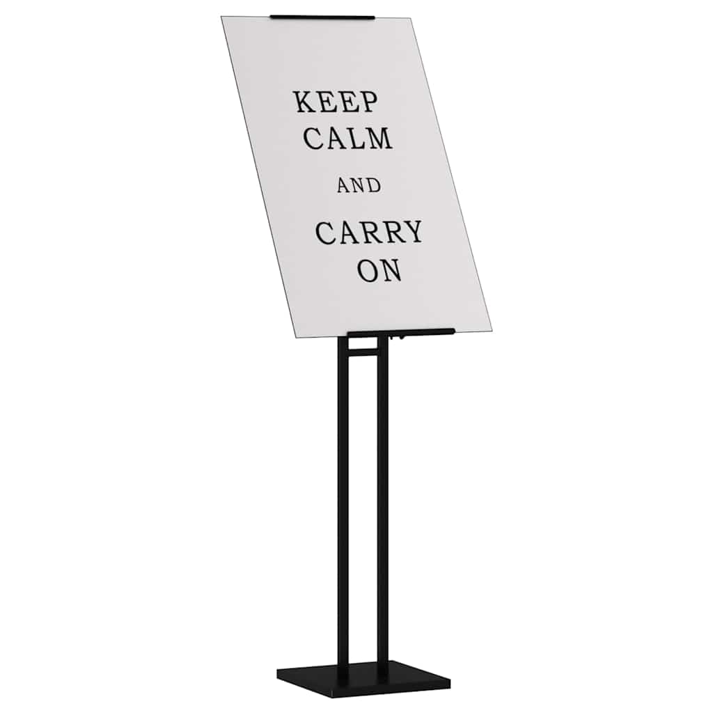 Stalci za sajmove 2 pcs Crna 26,5 x 26,5 x 150 cm Čelik