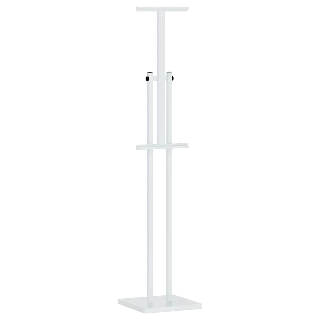 Stalci za sajmove 2 pcs Bijeli 26,5 x 26,5 x 150 cm Čelik