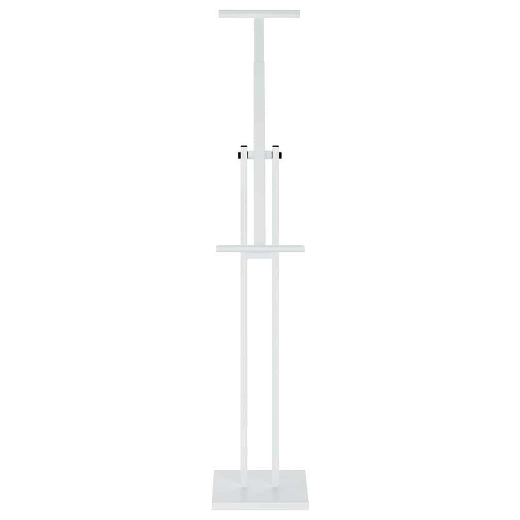 Stalci za sajmove 2 pcs Bijeli 26,5 x 26,5 x 150 cm Čelik