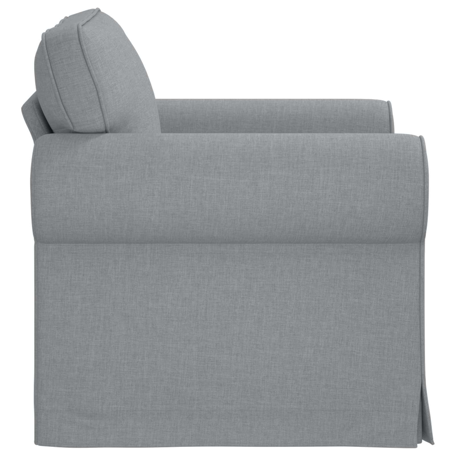 Sofa Svijetlo siva 95 x 82 x 80 cm tkanina
