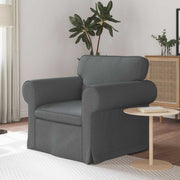 Sofa Tamno siva 95 x 82 x 80 cm tkanina