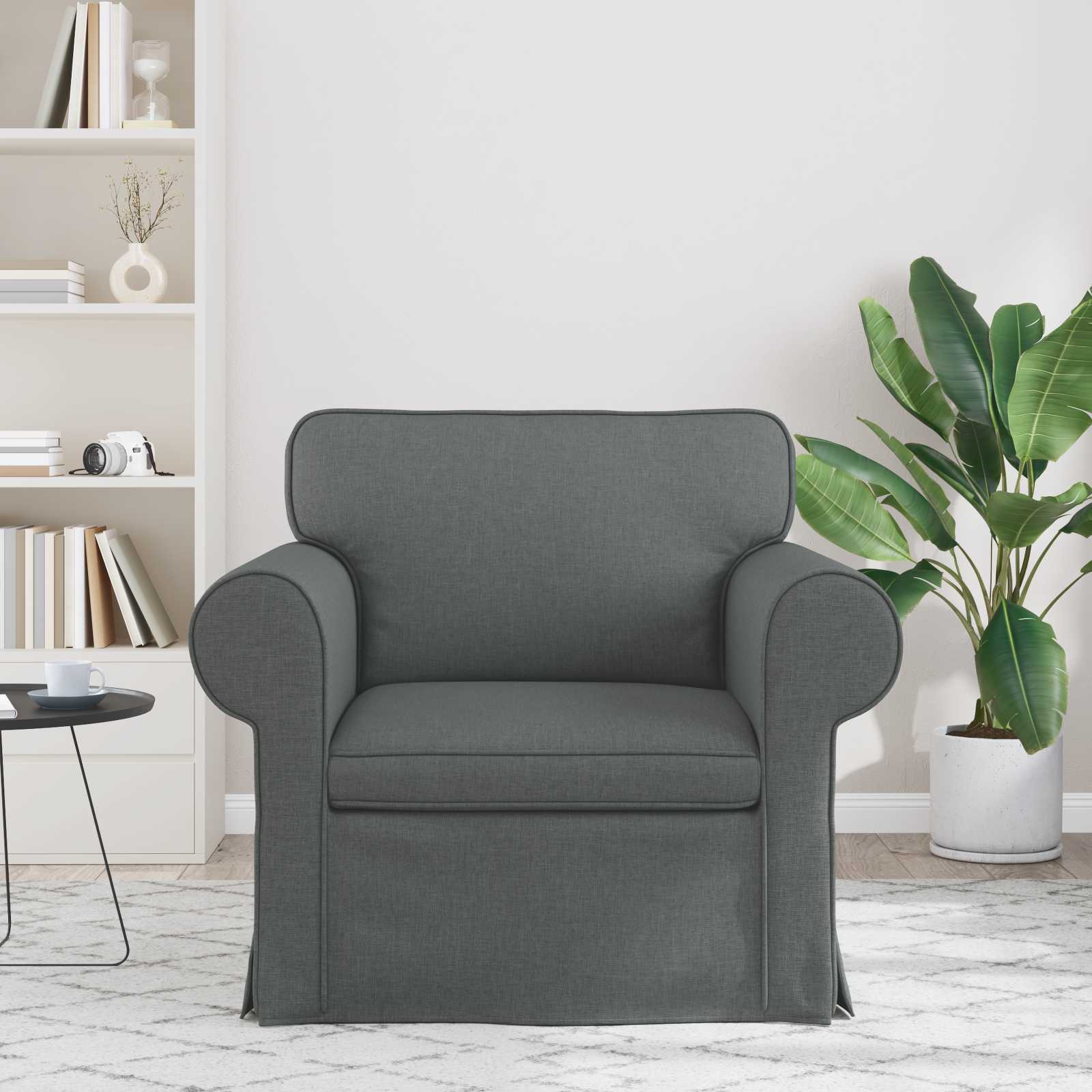 Sofa Tamno siva 95 x 82 x 80 cm tkanina