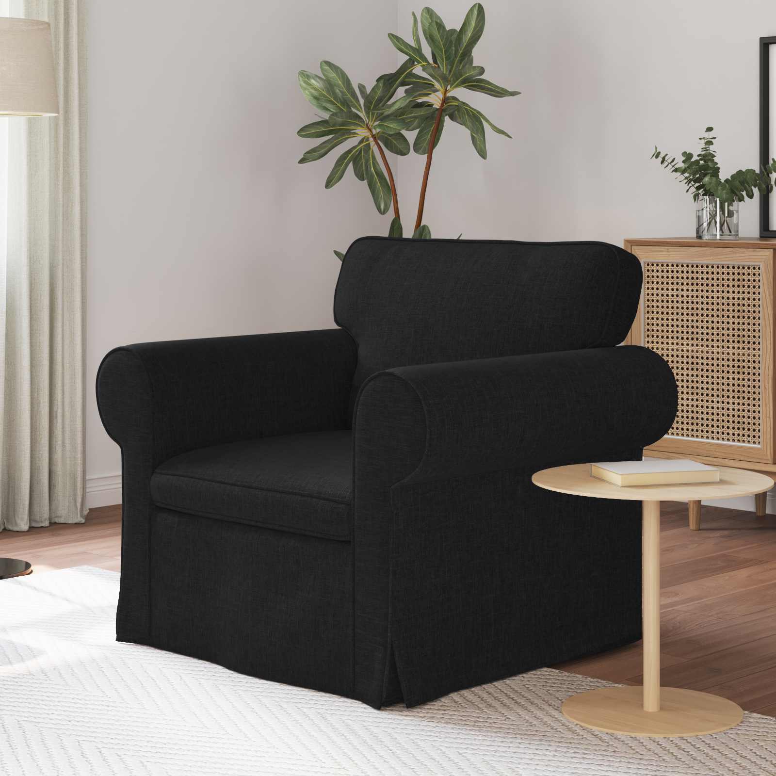 Sofa Crna 95 x 82 x 80 cm tkanina