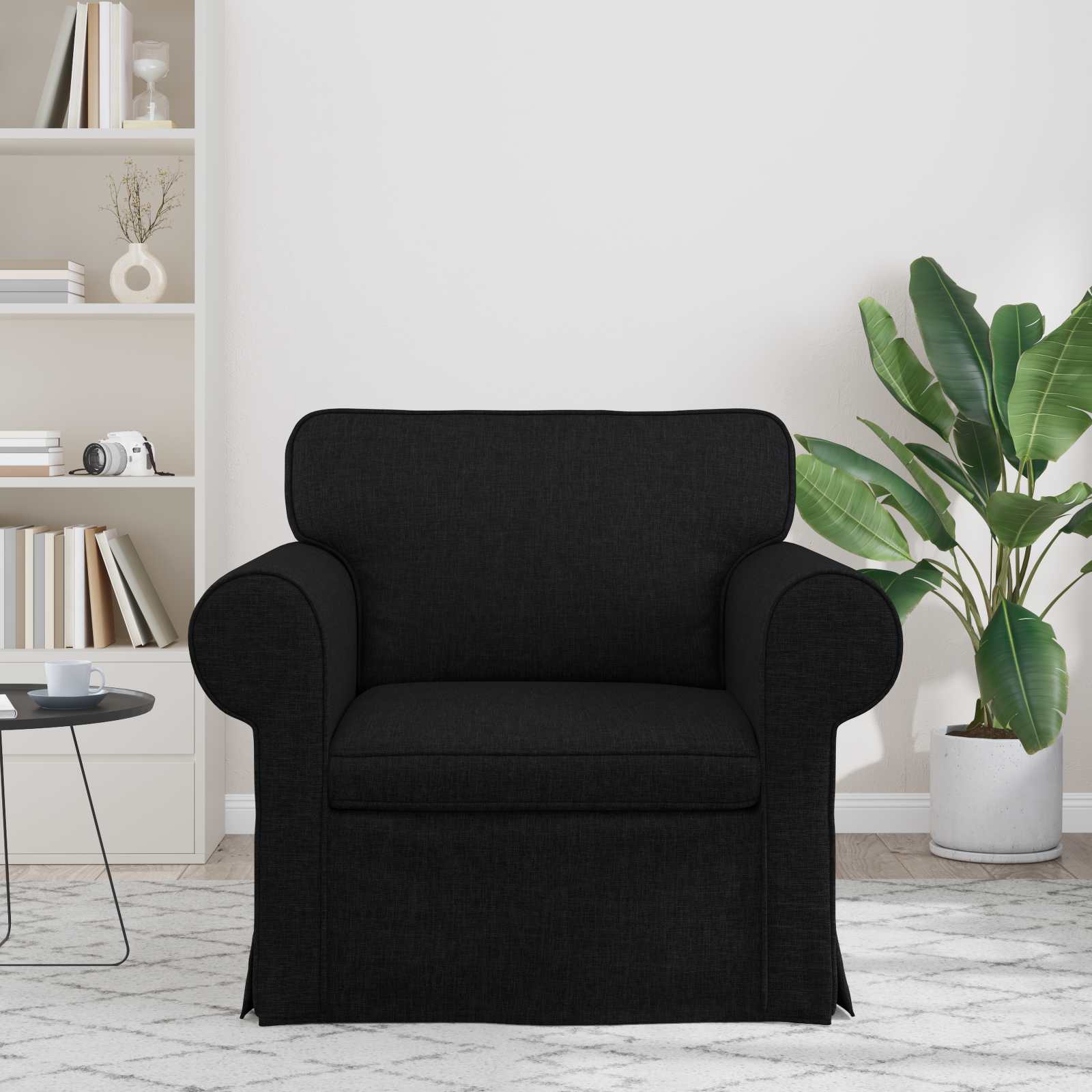 Sofa Crna 95 x 82 x 80 cm tkanina
