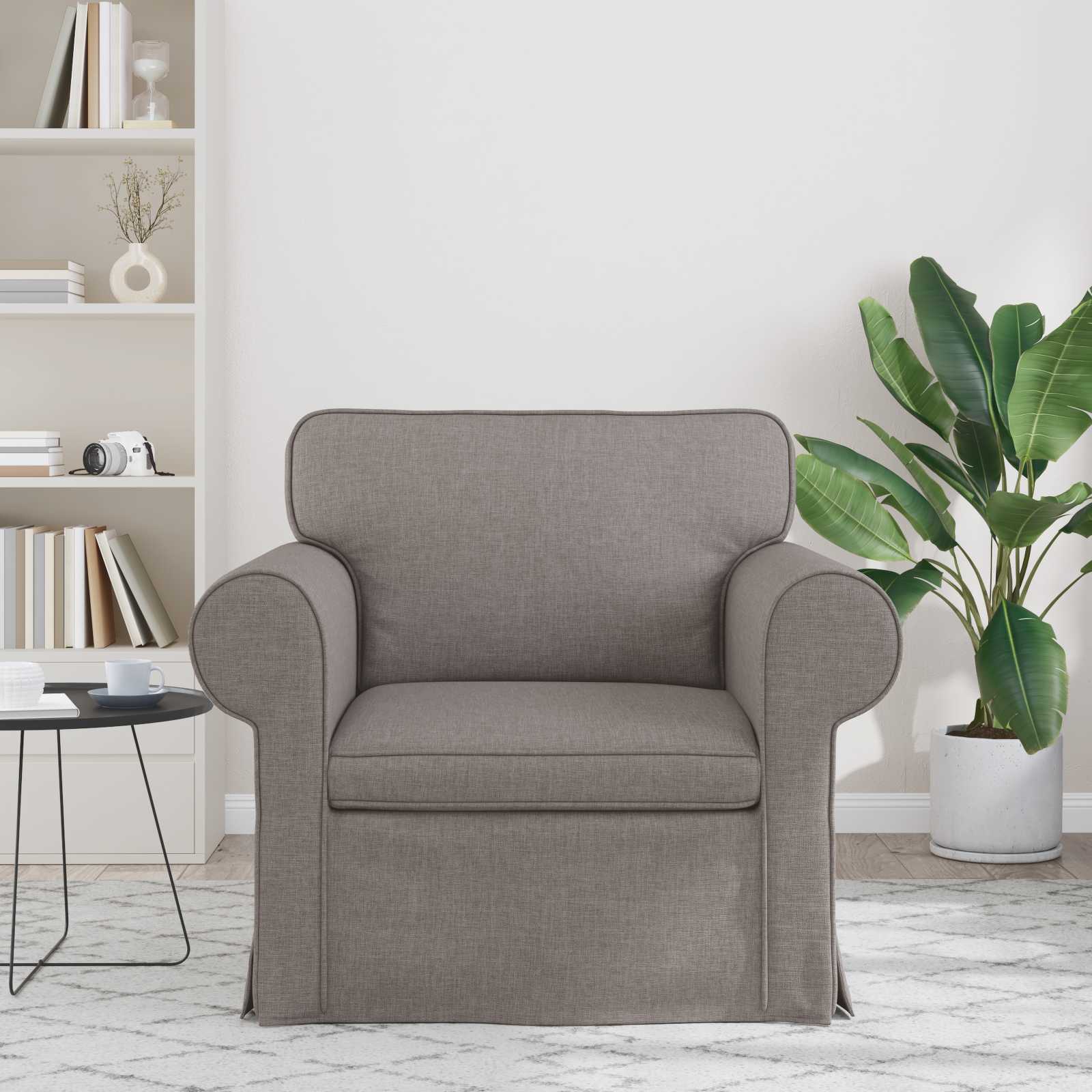 Sofa Sivo-smeđa 95 x 82 x 80 cm tkanina