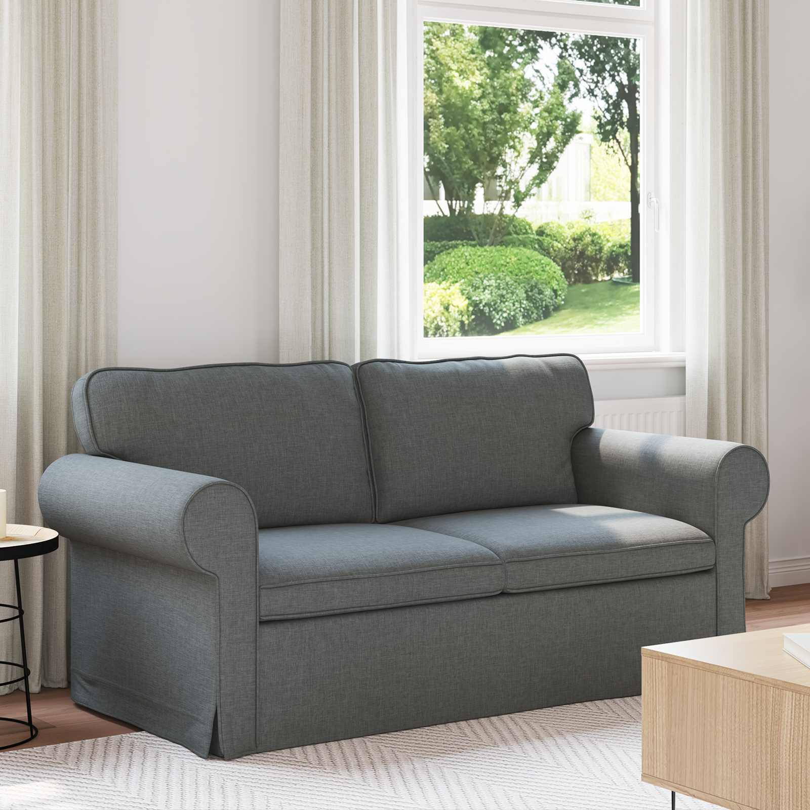 Sofa Tamno siva 175 x 82 x 80 cm tkanina