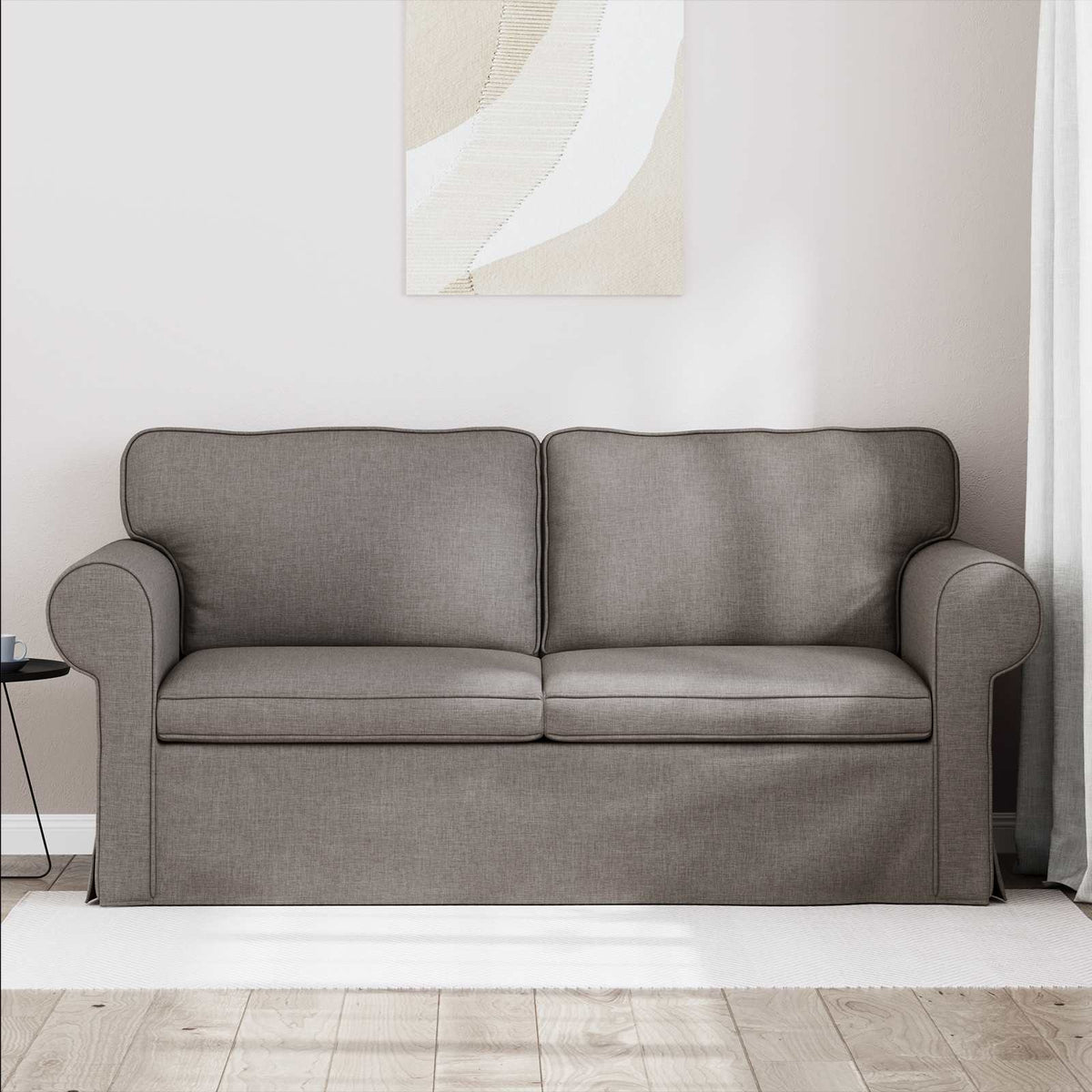 Sofa Sivo-smeđa 175 x 82 x 80 cm tkanina