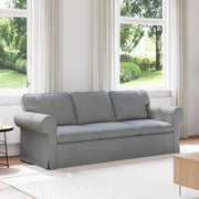 Sofa Svijetlo siva 215 x 82 x 80 cm tkanina