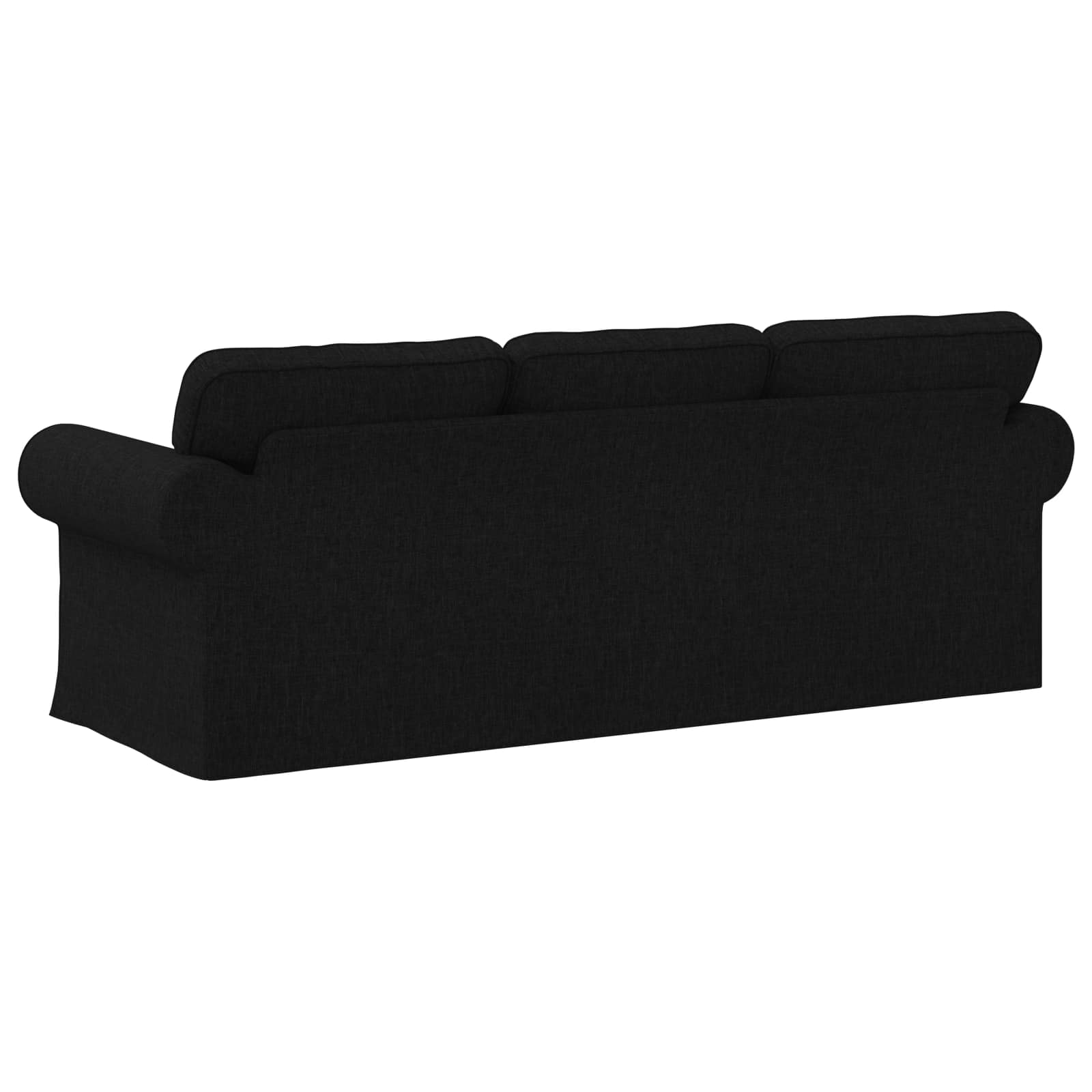 Sofa Crna 215 x 82 x 80 cm tkanina