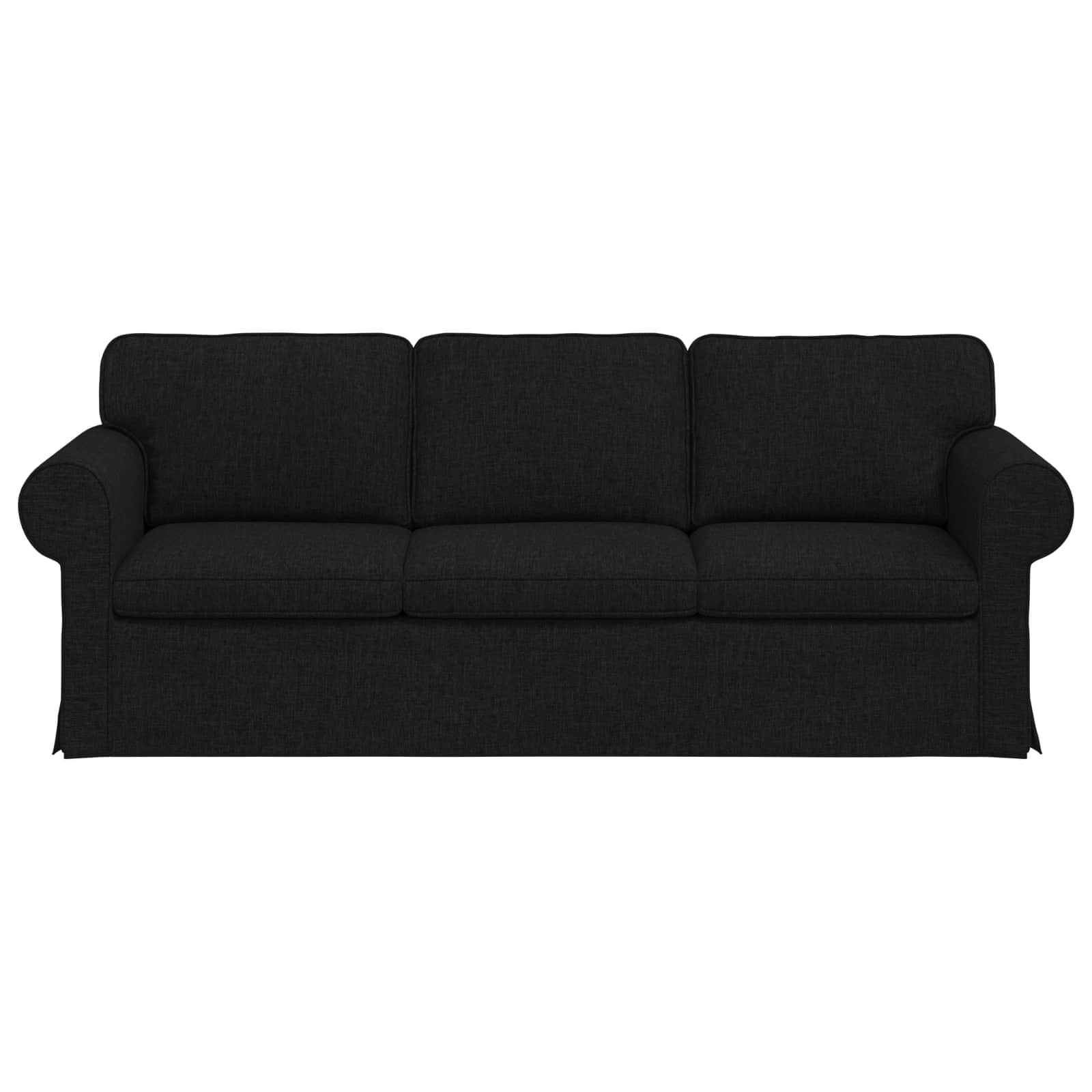 Sofa Crna 215 x 82 x 80 cm tkanina