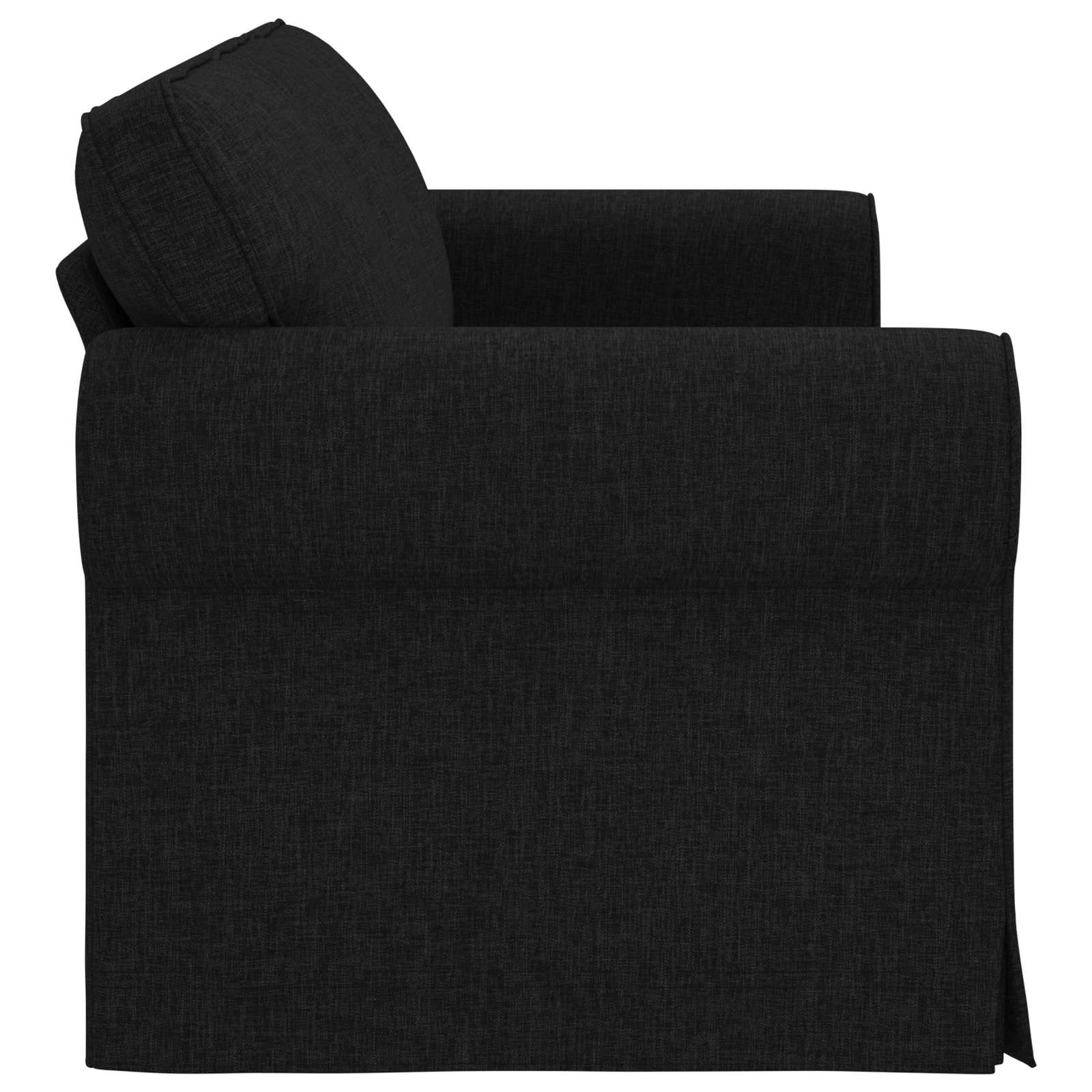 Sofa Crna 215 x 82 x 80 cm tkanina