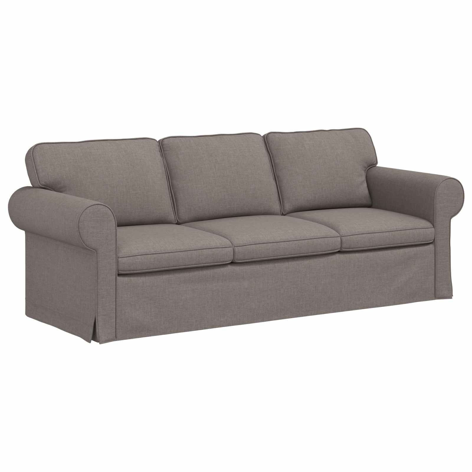 Sofa Sivo-smeđa 215 x 82 x 80 cm tkanina