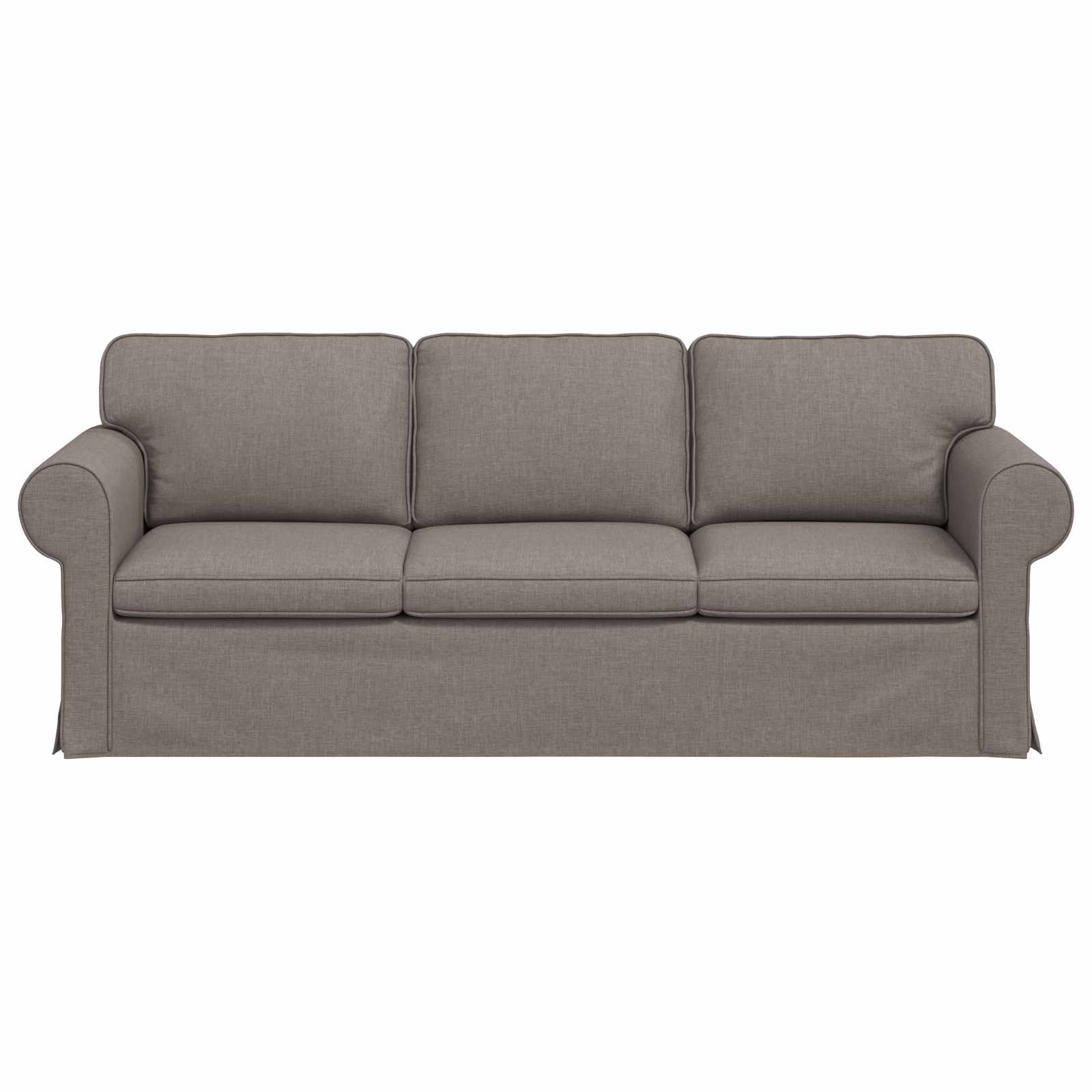 Sofa Sivo-smeđa 215 x 82 x 80 cm tkanina