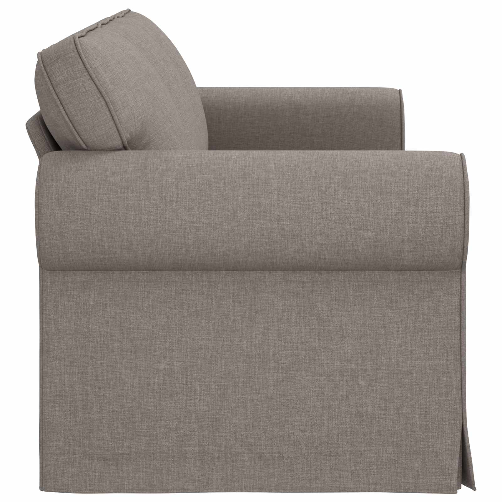 Sofa Sivo-smeđa 215 x 82 x 80 cm tkanina