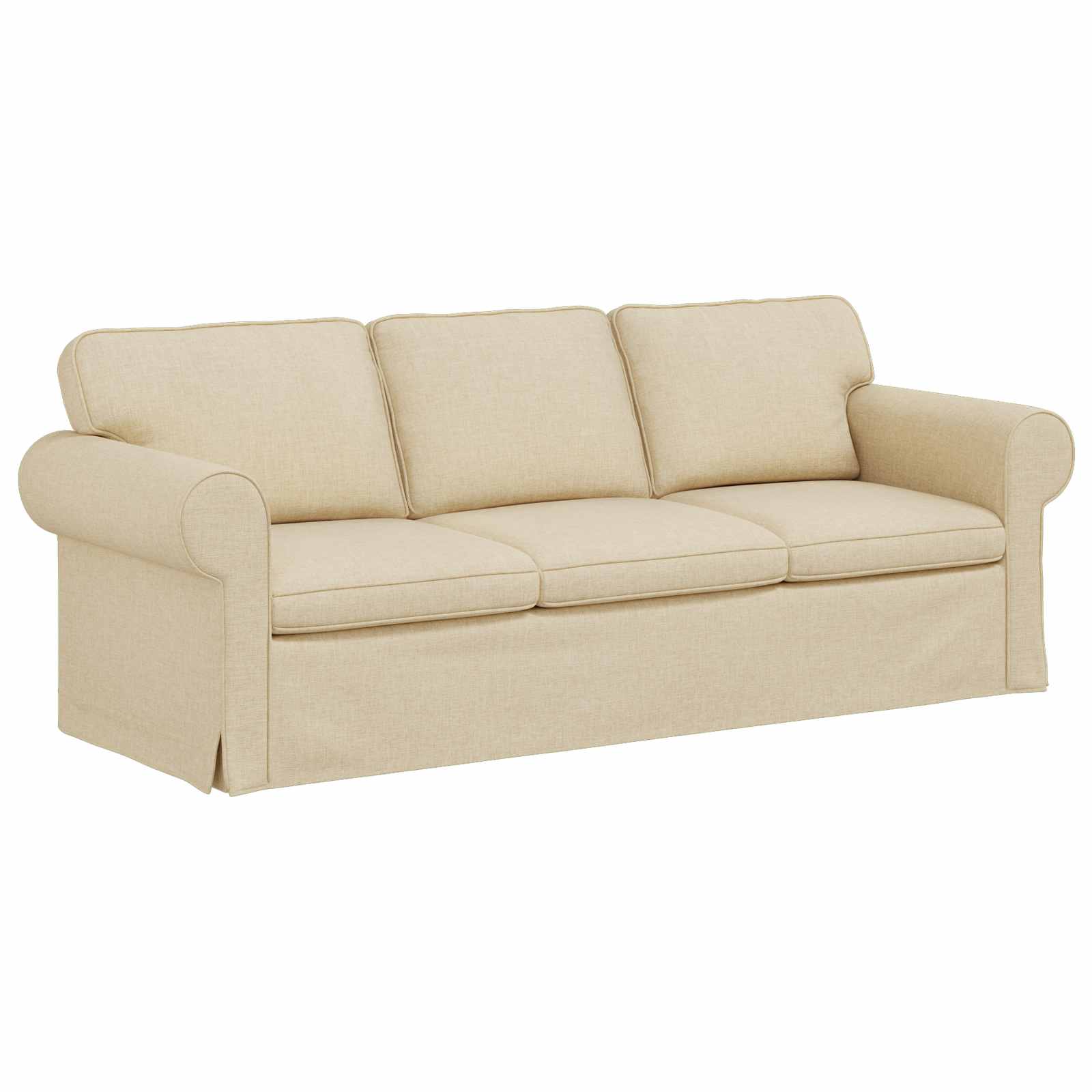 Sofa Krema 215 x 82 x 80 cm tkanina