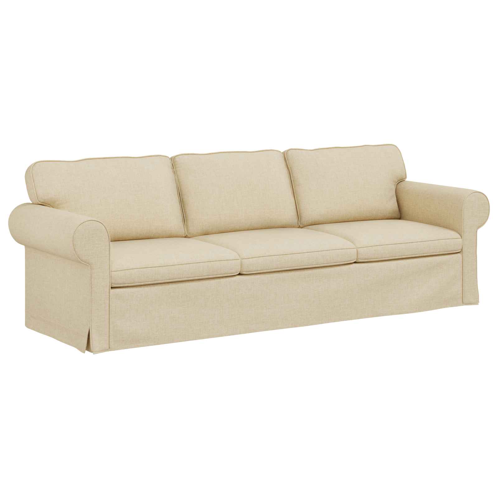Sofa Krema 245 x 82 x 80 cm tkanina