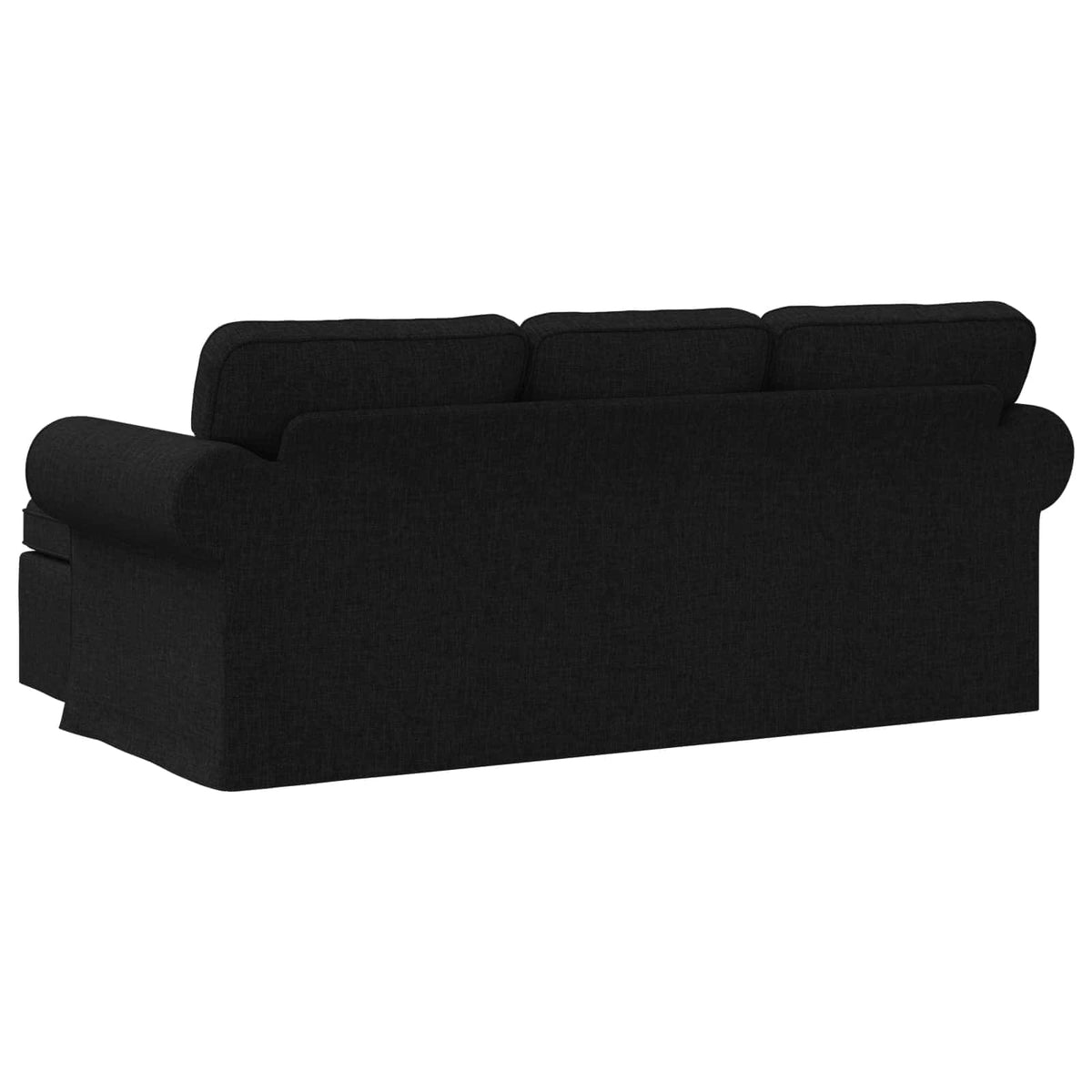 Sofa Crna 195 x 138 x 80 cm tkanina