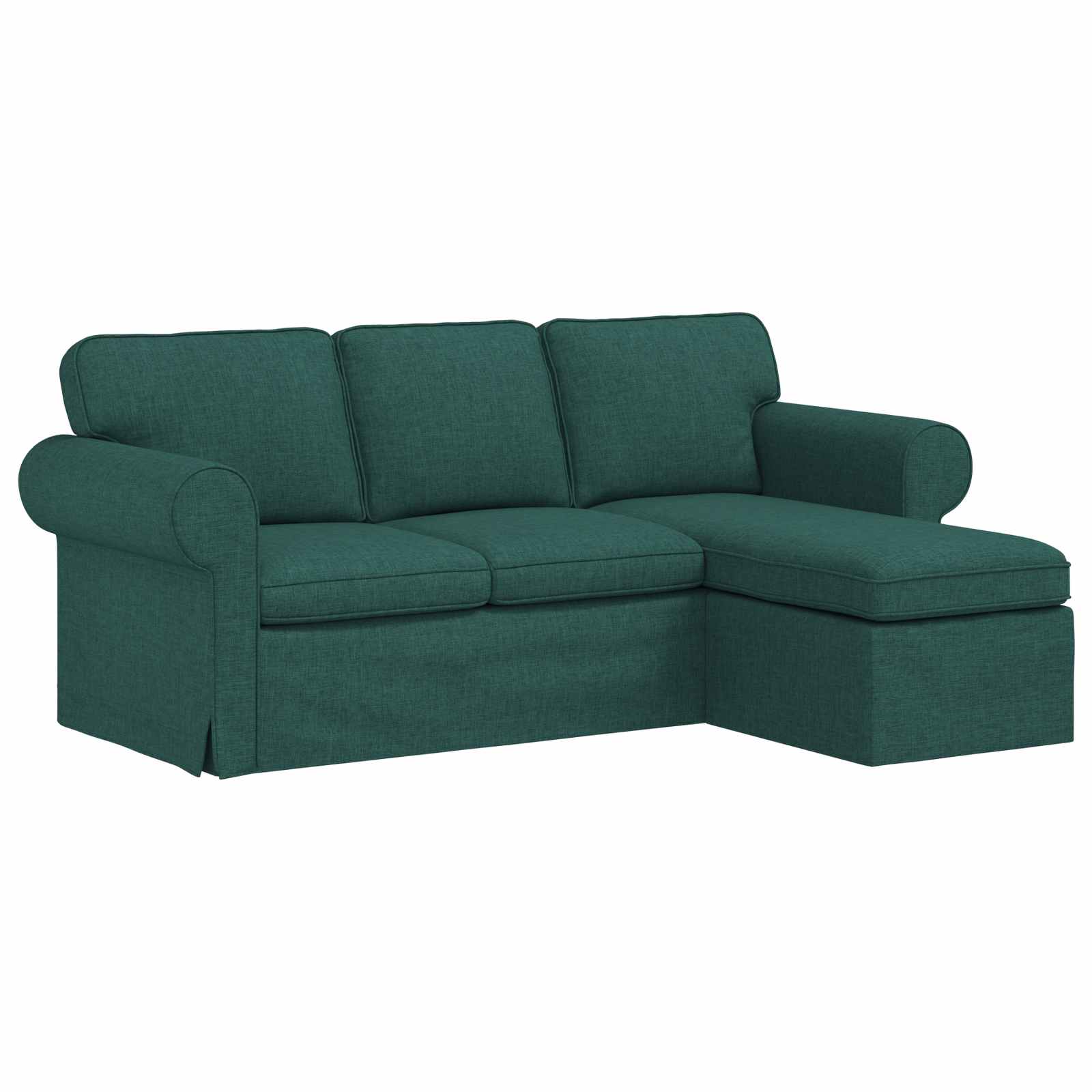 Sofa Tamnozelena 195 x 138 x 80 cm tkanina