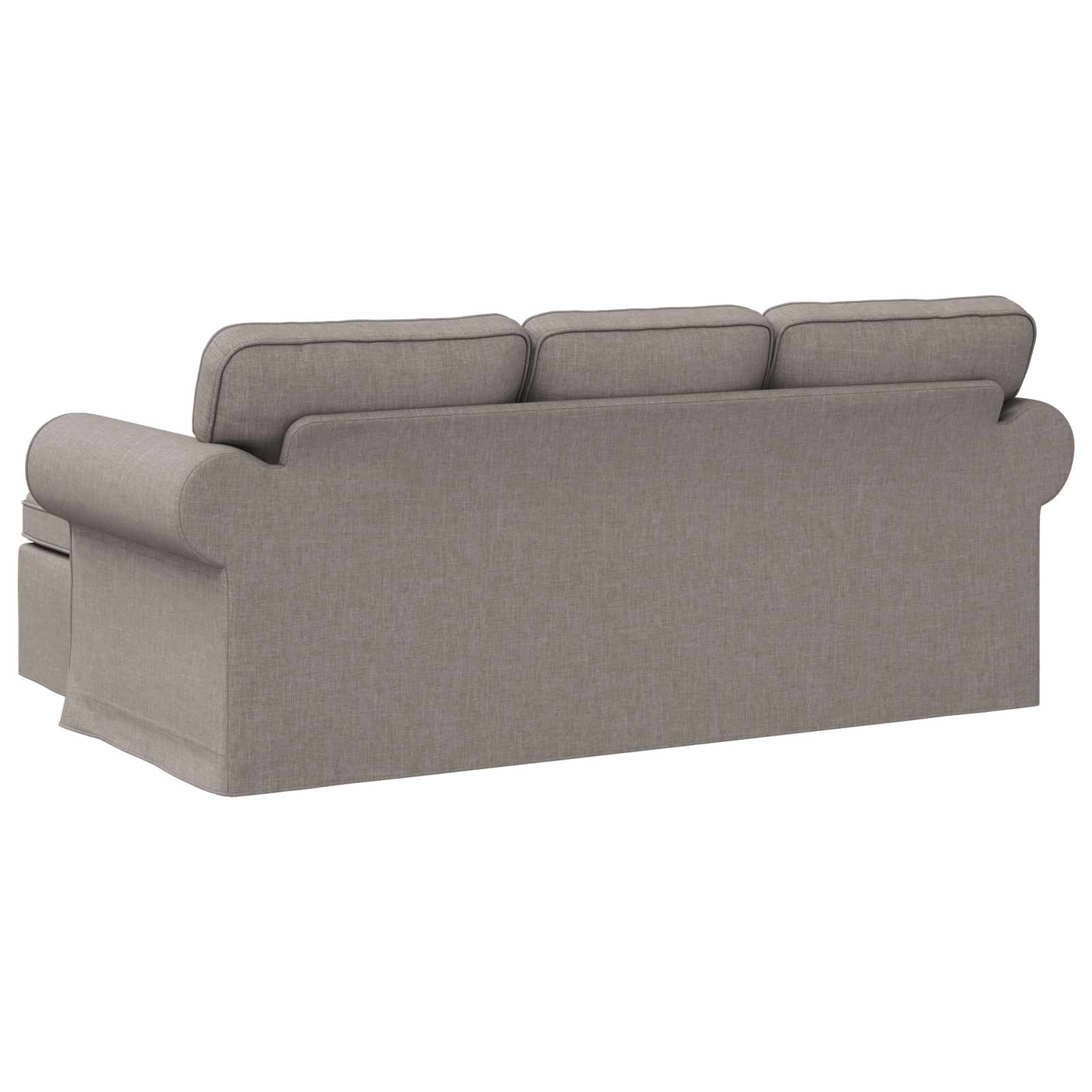 Sofa Sivo-smeđa 195 x 138 x 80 cm tkanina