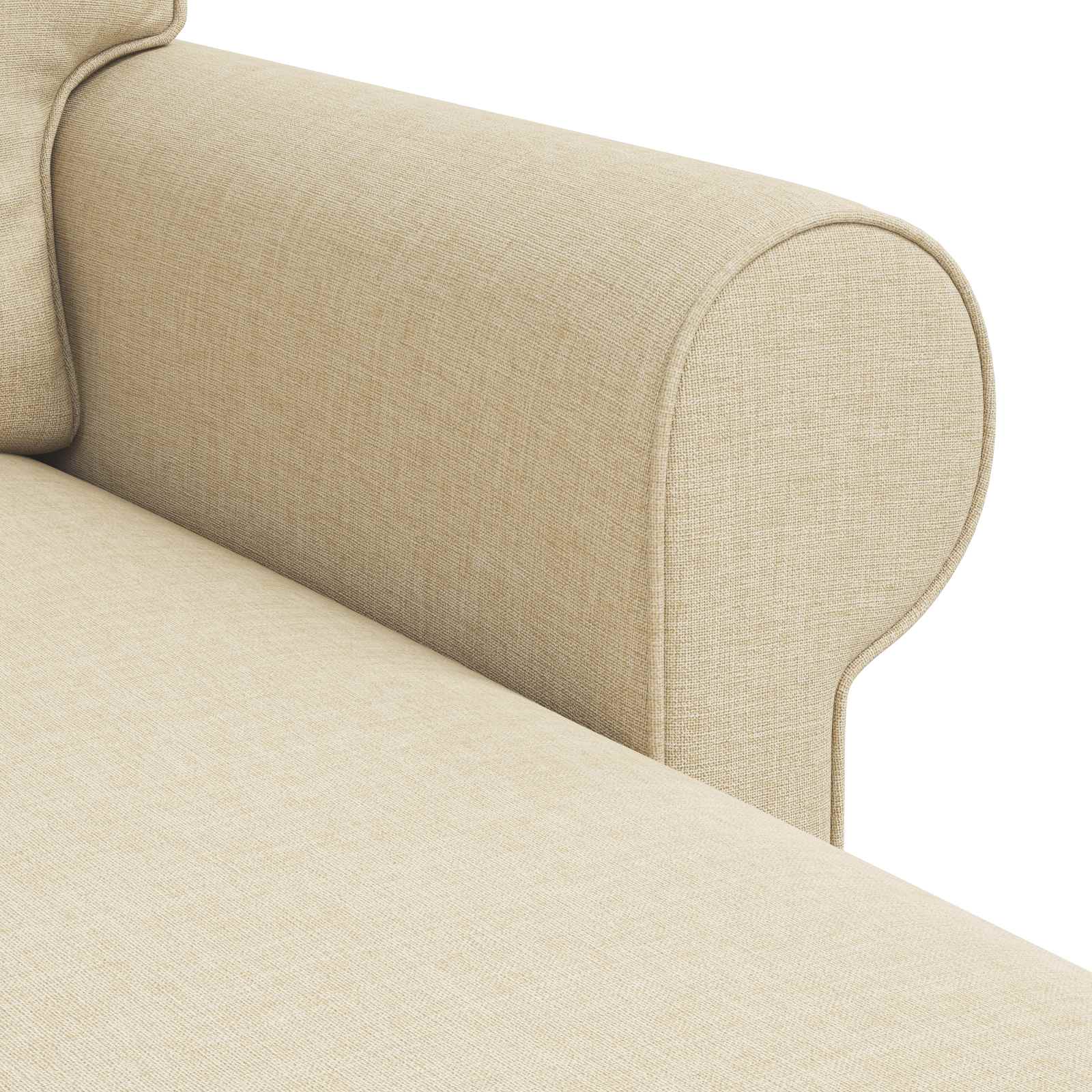 Sofa Krema 215 x 138 x 80 cm tkanina