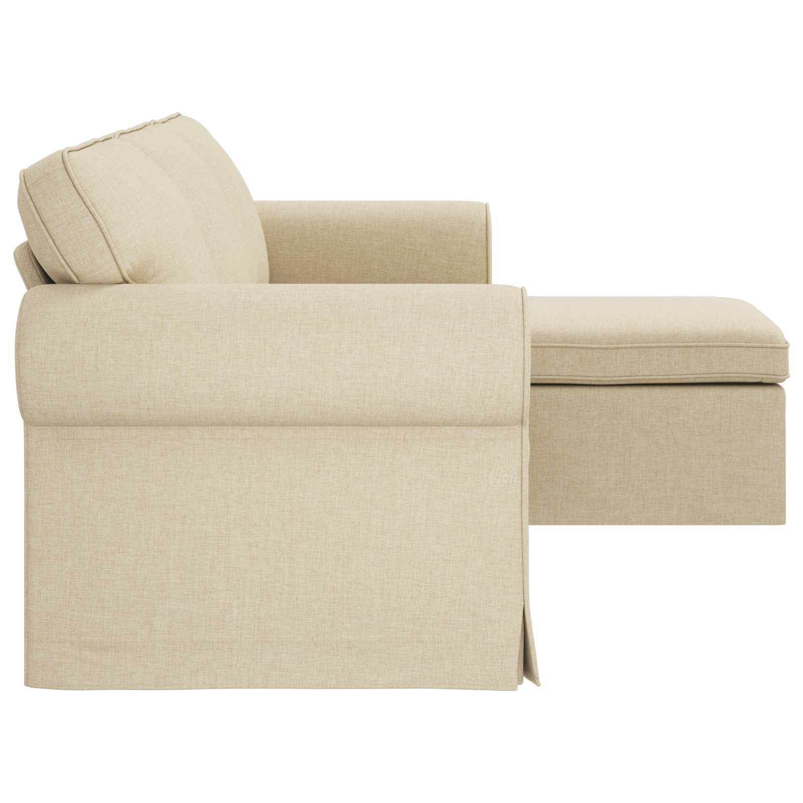 Sofa Krema 215 x 138 x 80 cm tkanina