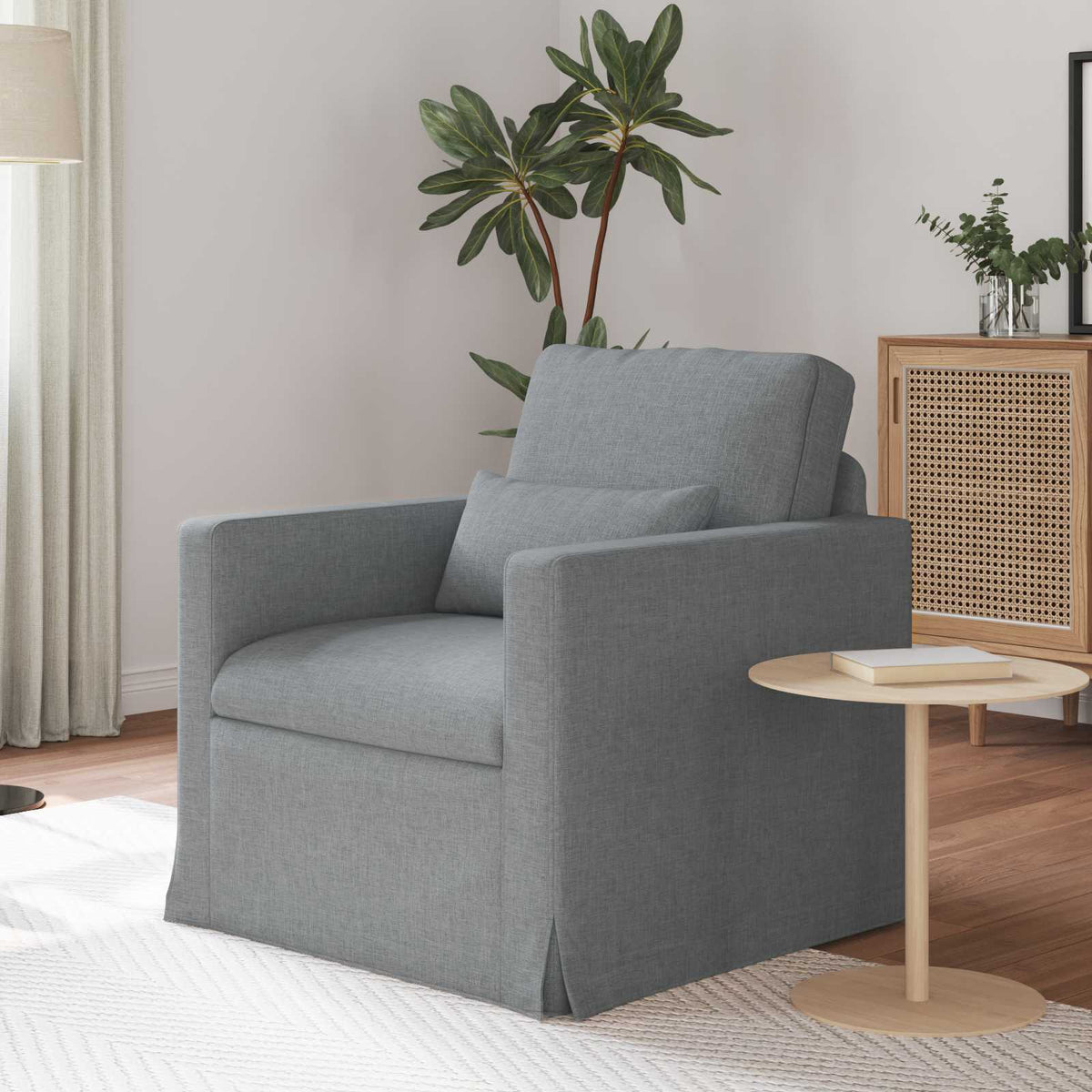 Sofa Svijetlo siva tkanina