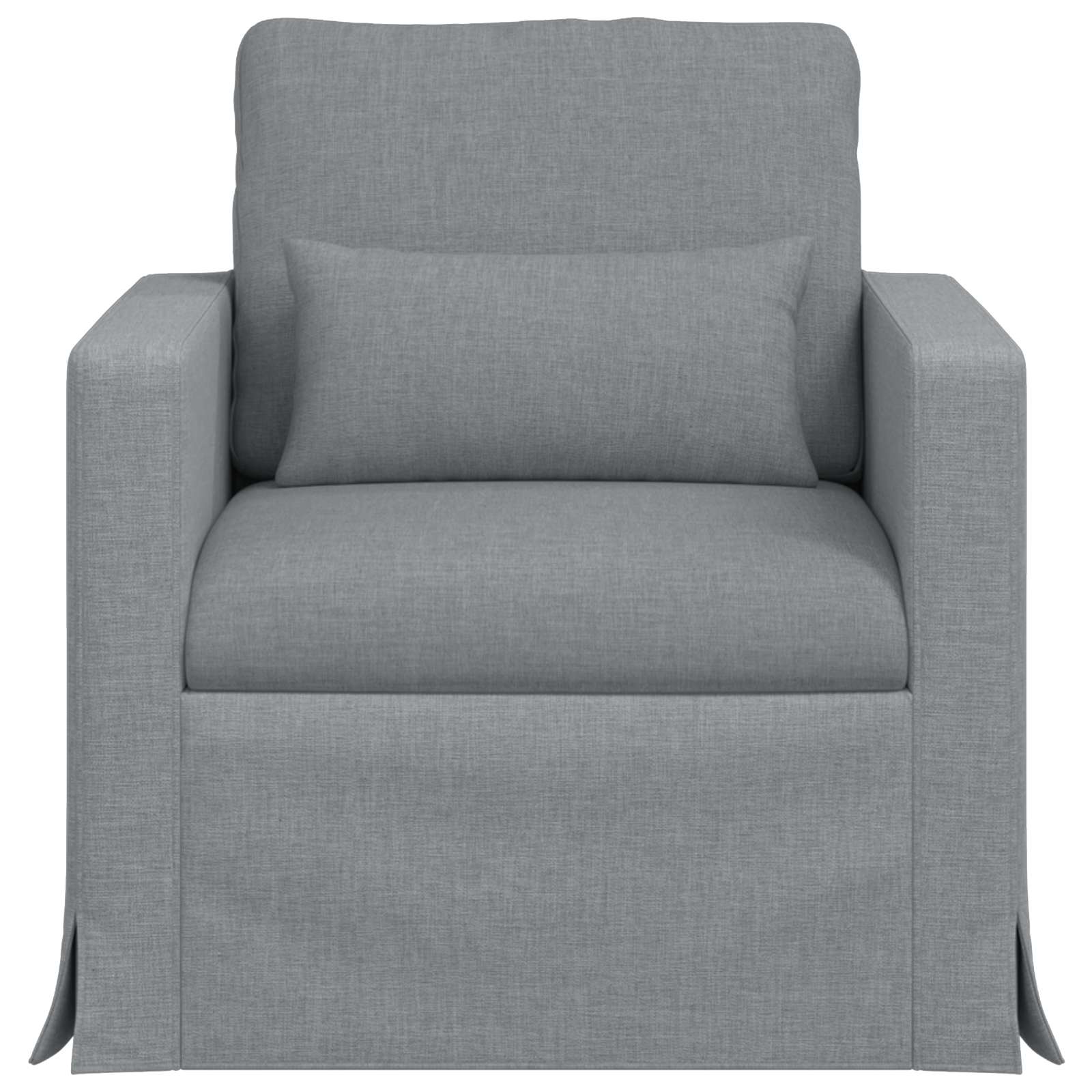 Sofa Svijetlo siva 78 x 78 x 80 cm tkanina