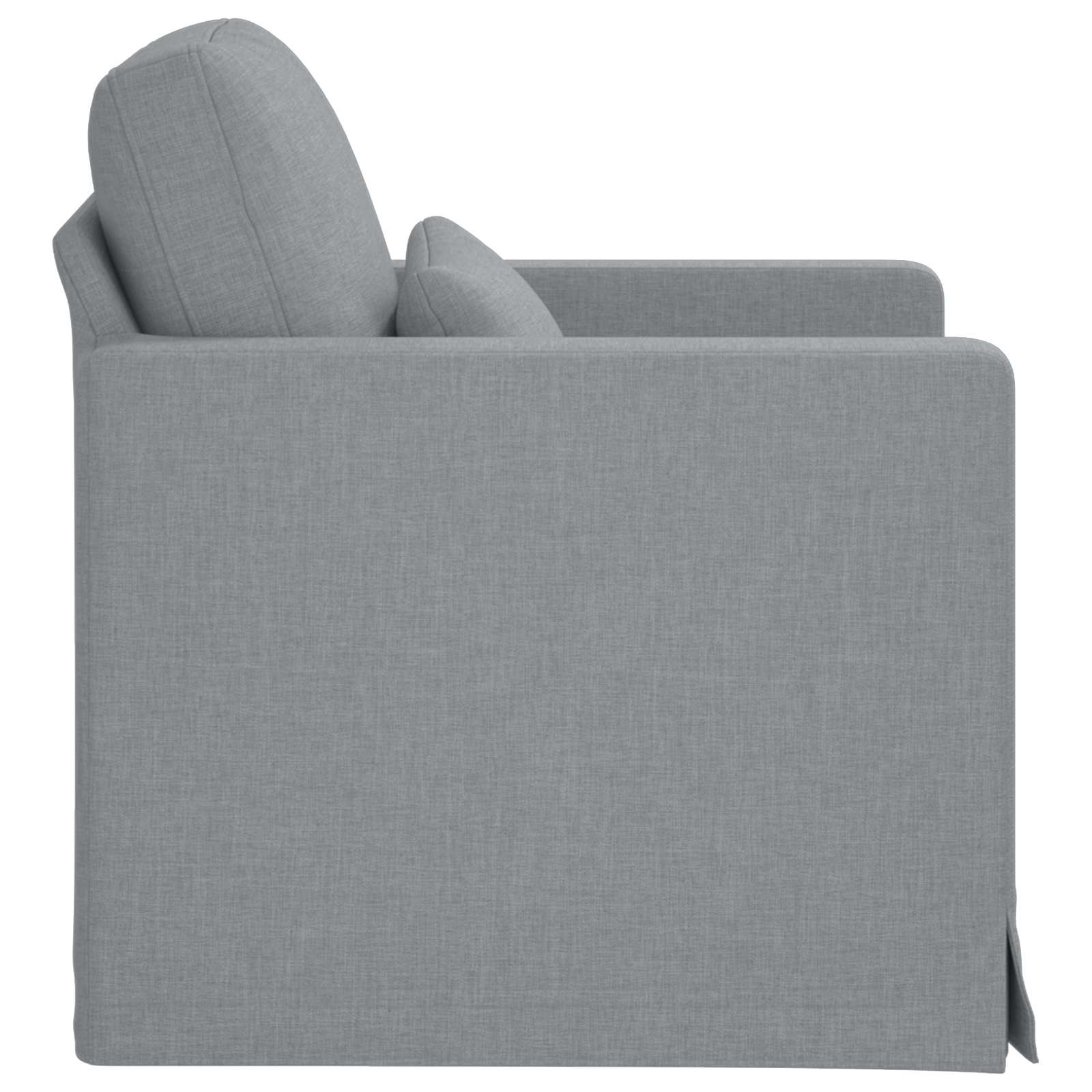 Sofa Svijetlo siva 78 x 78 x 80 cm tkanina