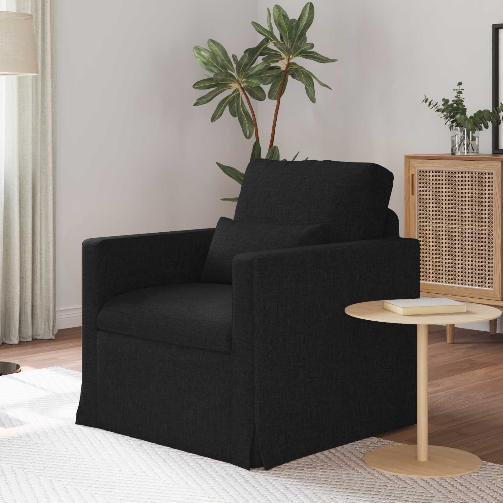 Sofa Crna 78 x 78 x 80 cm tkanina