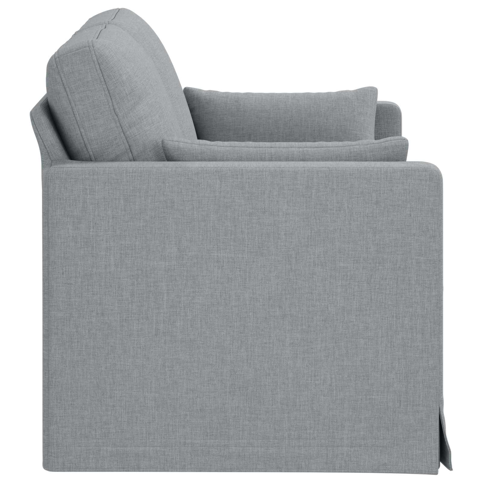 Sofa Svijetlo siva 139 x 78 x 80 cm tkanina