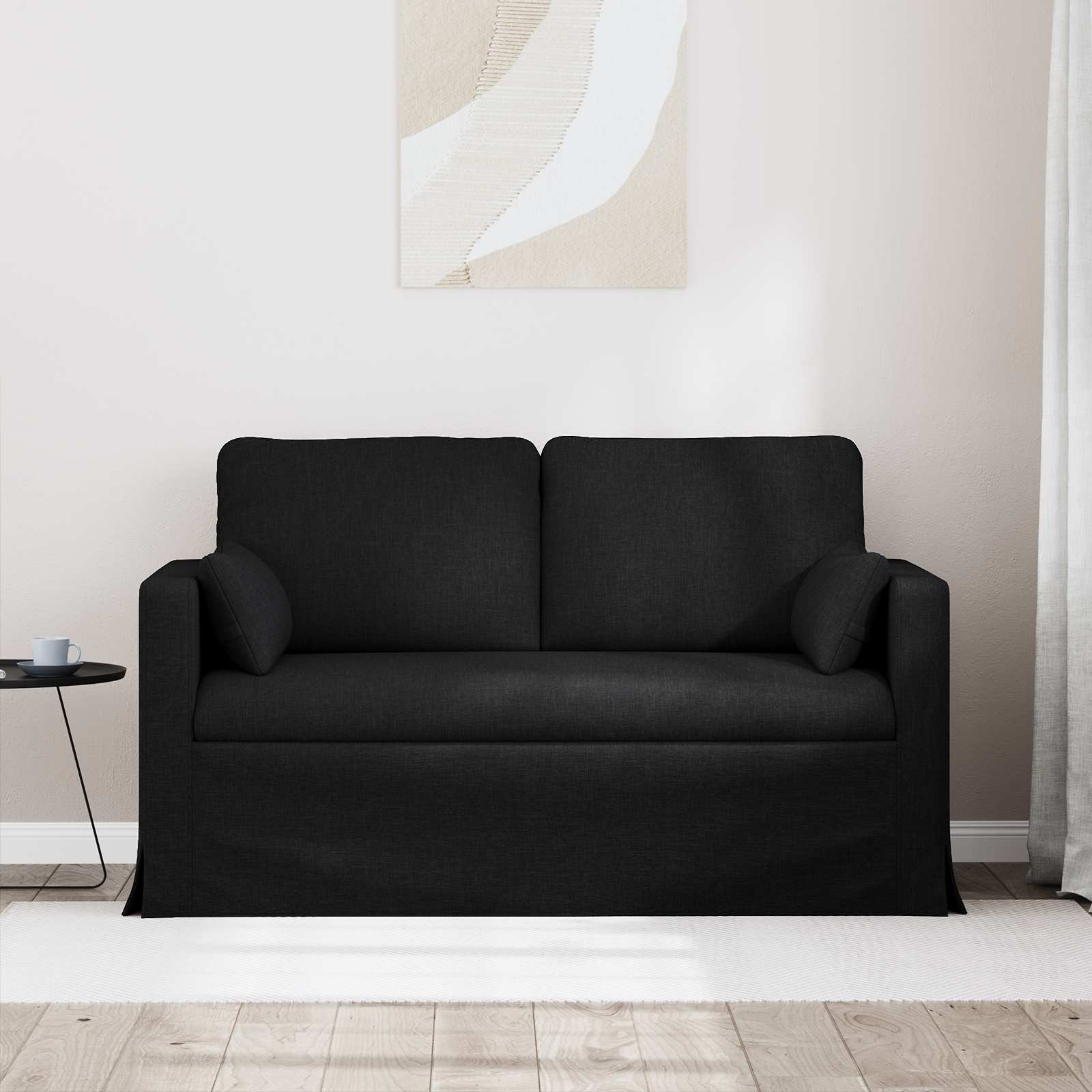 Sofa Crna 139 x 78 x 80 cm tkanina