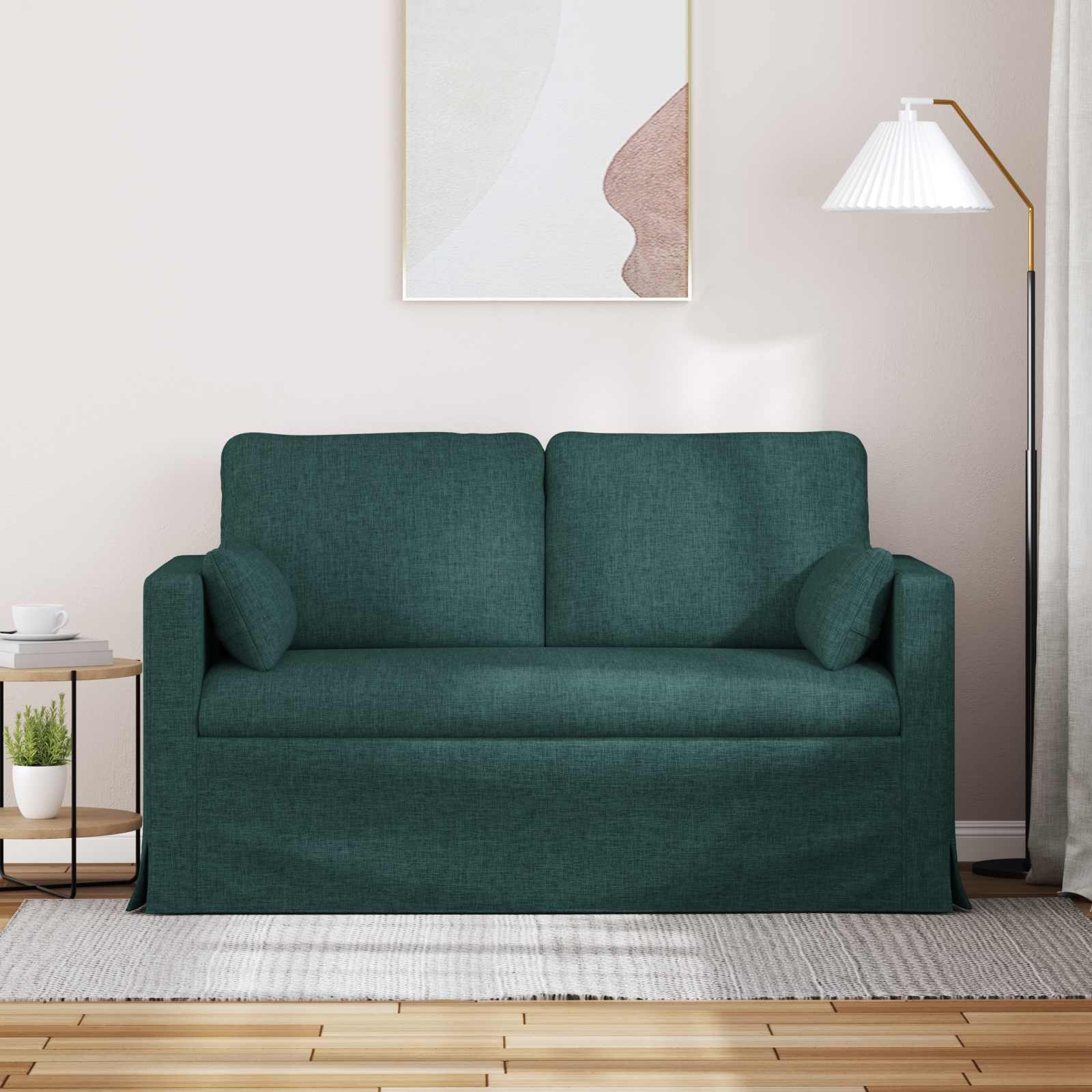 Sofa Tamnozelena 139 x 78 x 80 cm tkanina