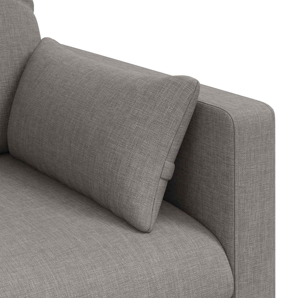 Sofa Sivo-smeđa 139 x 78 x 80 cm tkanina