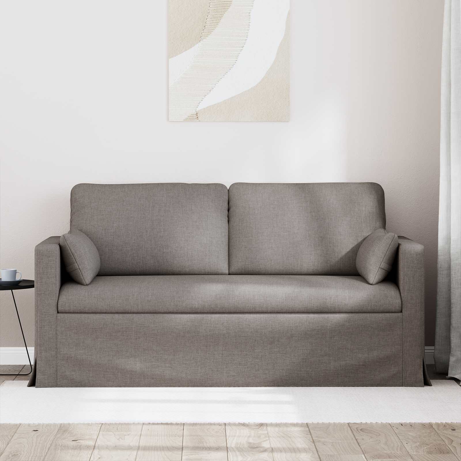 Sofa Sivo-smeđa 158 x 78 x 80 cm tkanina