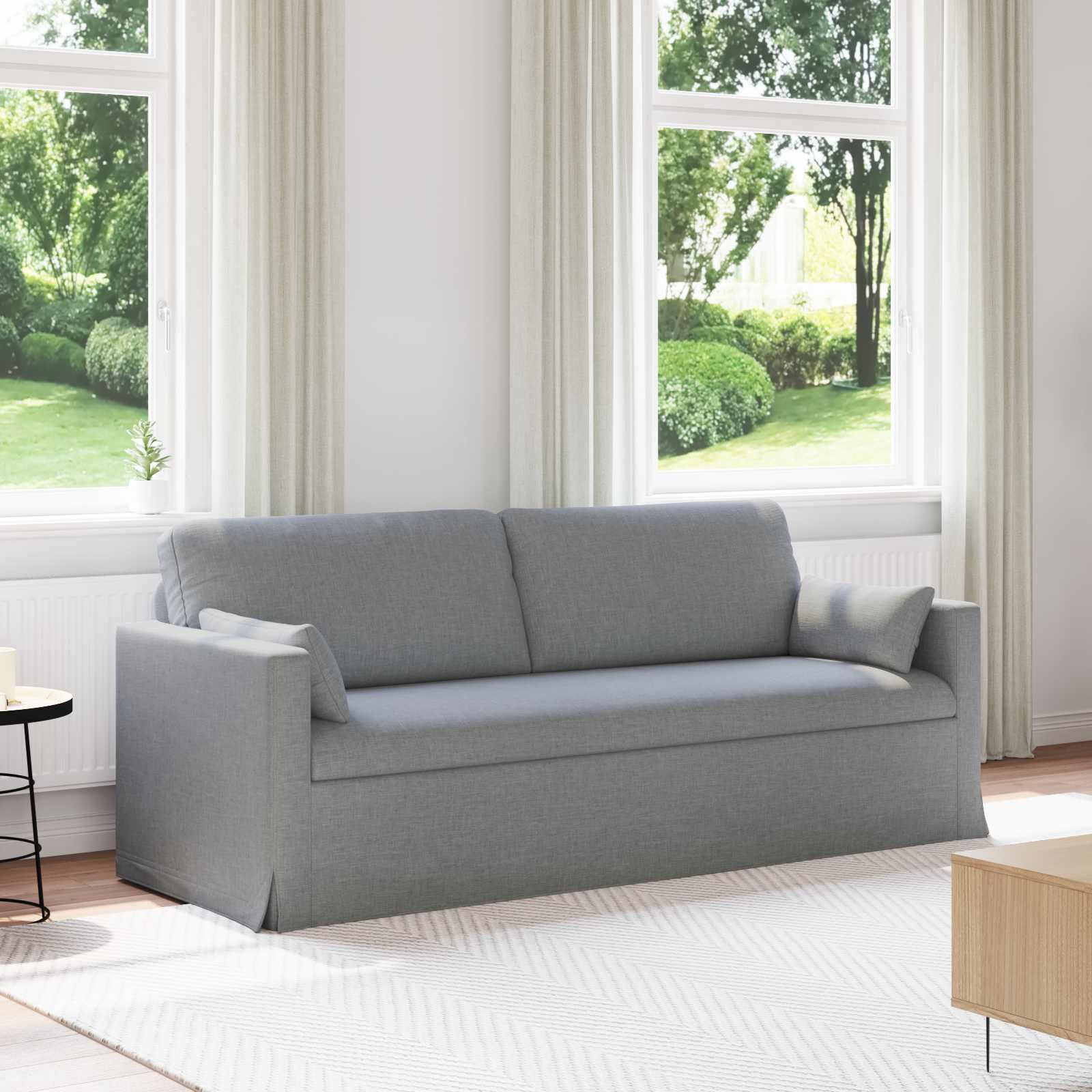 Sofa Svijetlo siva 78 x 78 x 80 cm tkanina