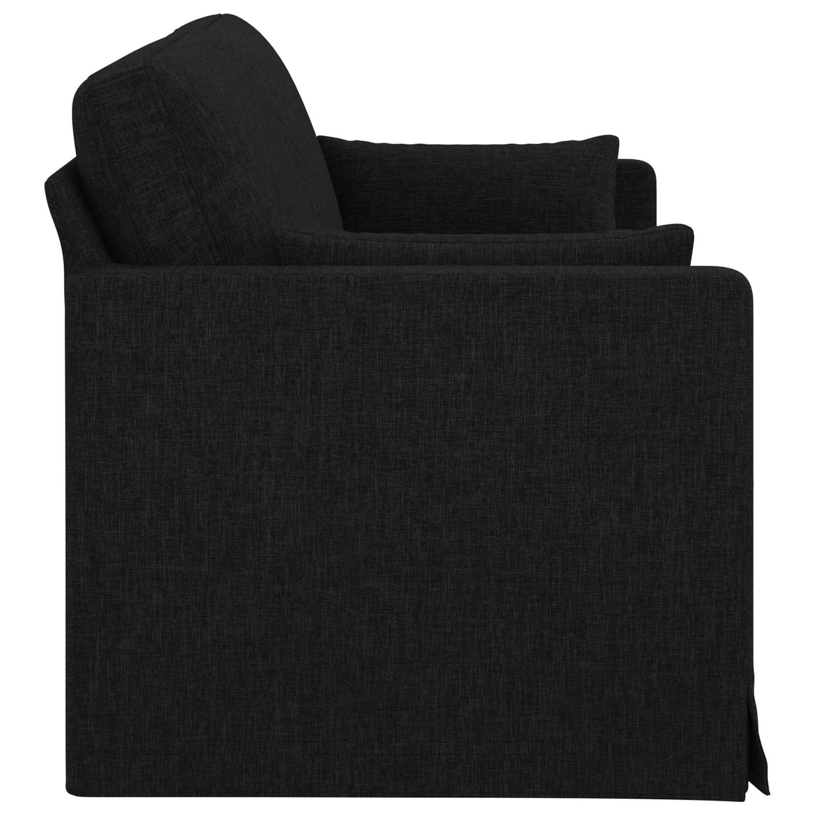 Sofa Crna 198 x 78 x 80 cm tkanina
