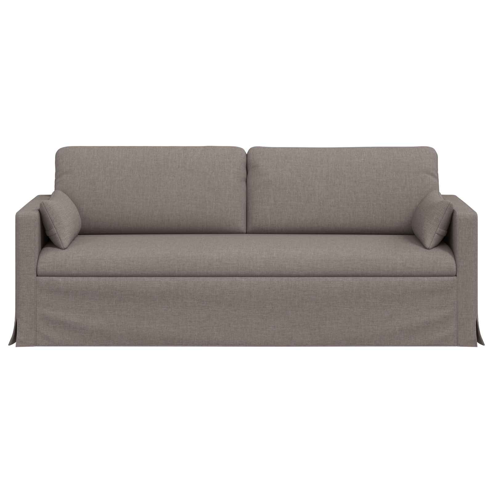 Sofa Sivo-smeđa 198 x 78 x 80 cm tkanina