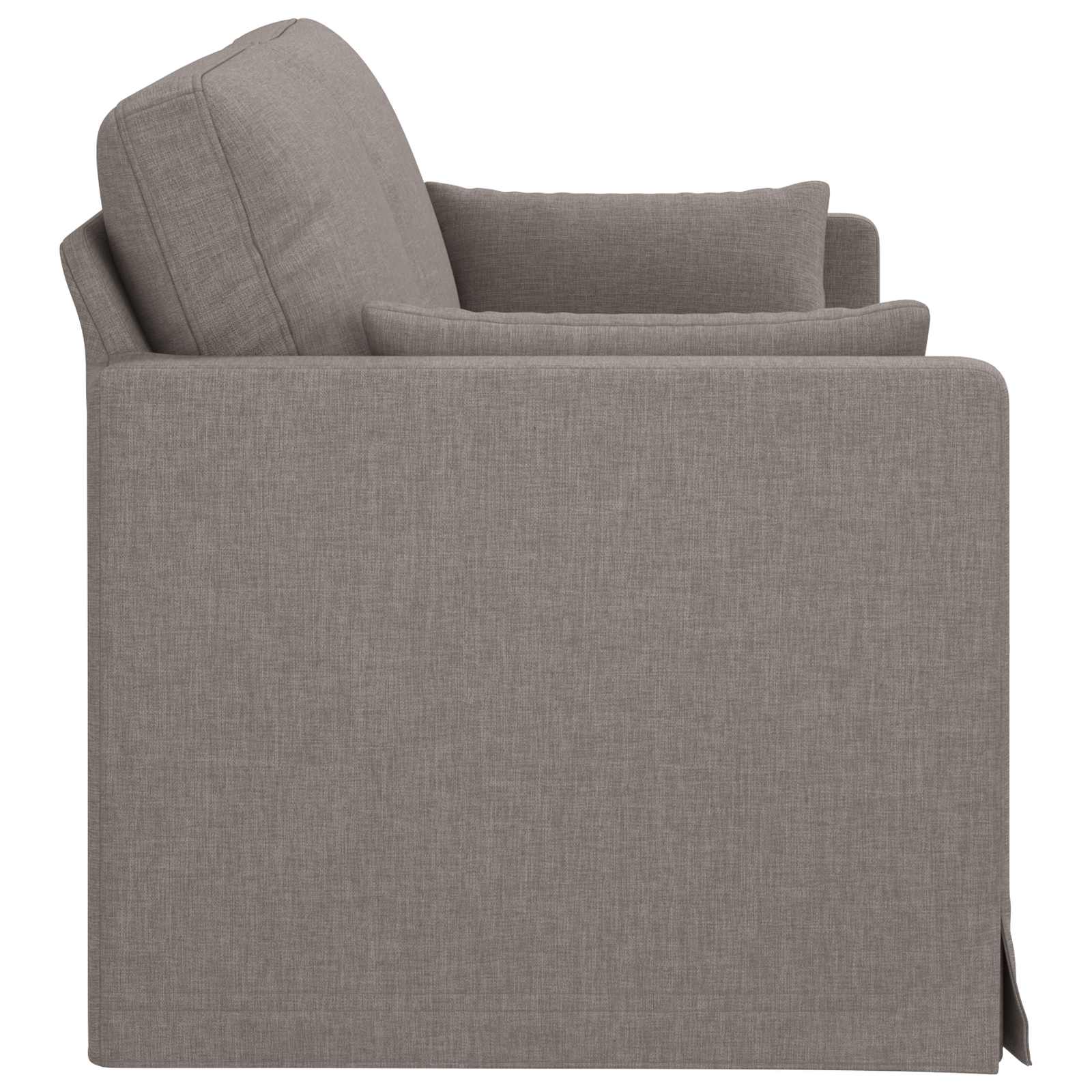 Sofa Sivo-smeđa 198 x 78 x 80 cm tkanina