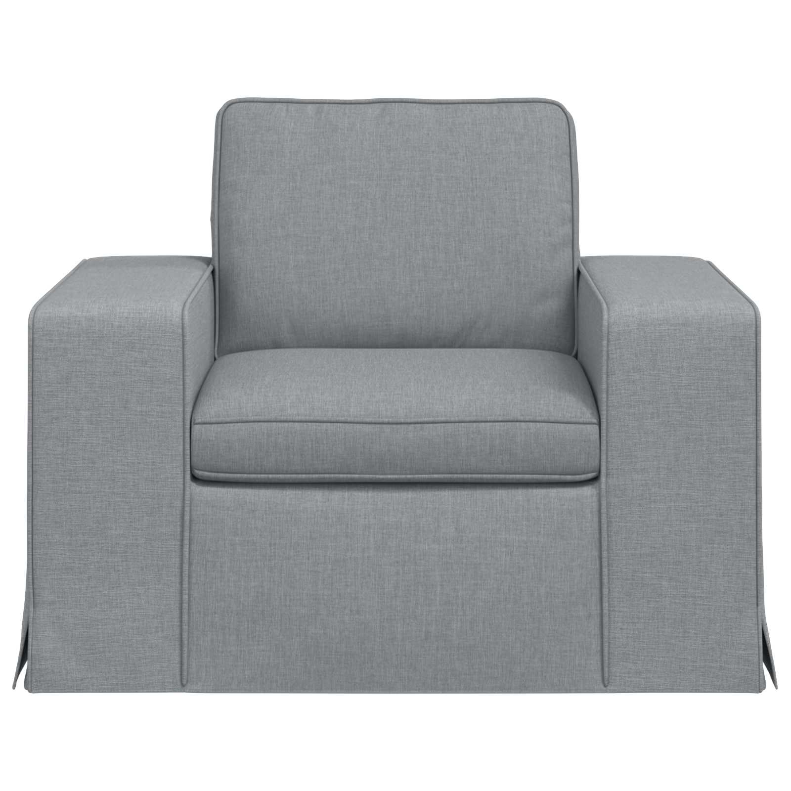 Sofa Svijetlo siva 103 x 80 x 82 cm tkanina