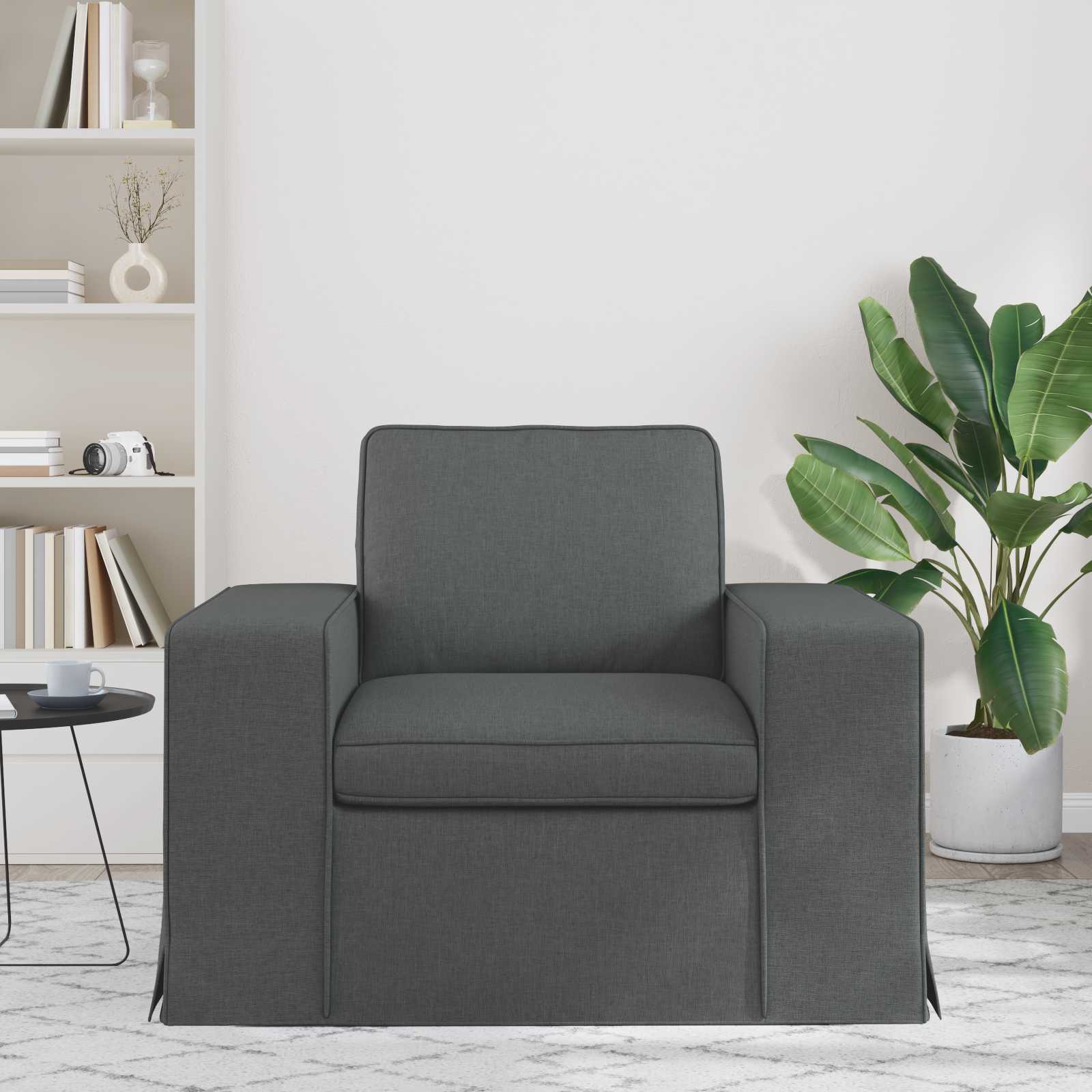 Sofa Tamno siva 103 x 80 x 82 cm tkanina
