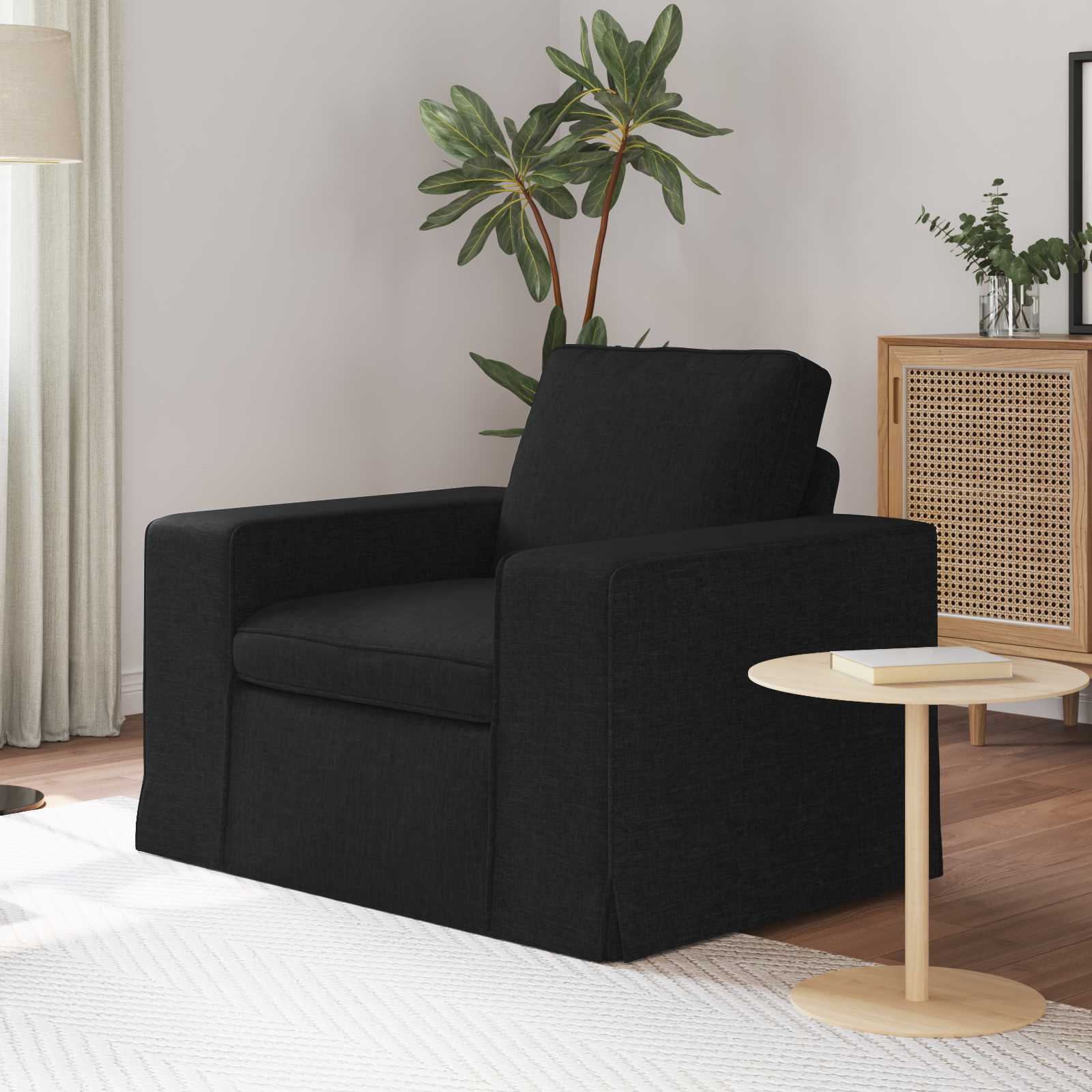 Sofa Crna 103 x 80 x 82 cm tkanina