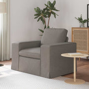 Sofa Sivo-smeđa 103 x 80 x 82 cm tkanina