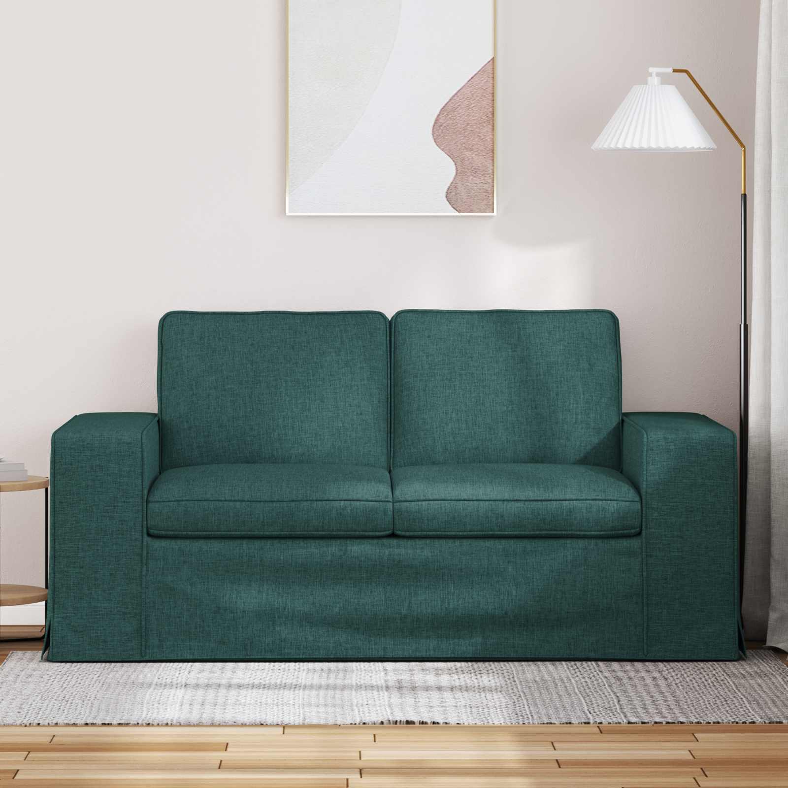 Sofa Tamnozelena 162 x 80 x 82 cm tkanina