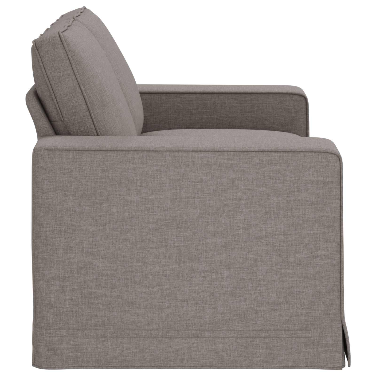 Sofa Sivo-smeđa 162 x 80 x 82 cm tkanina