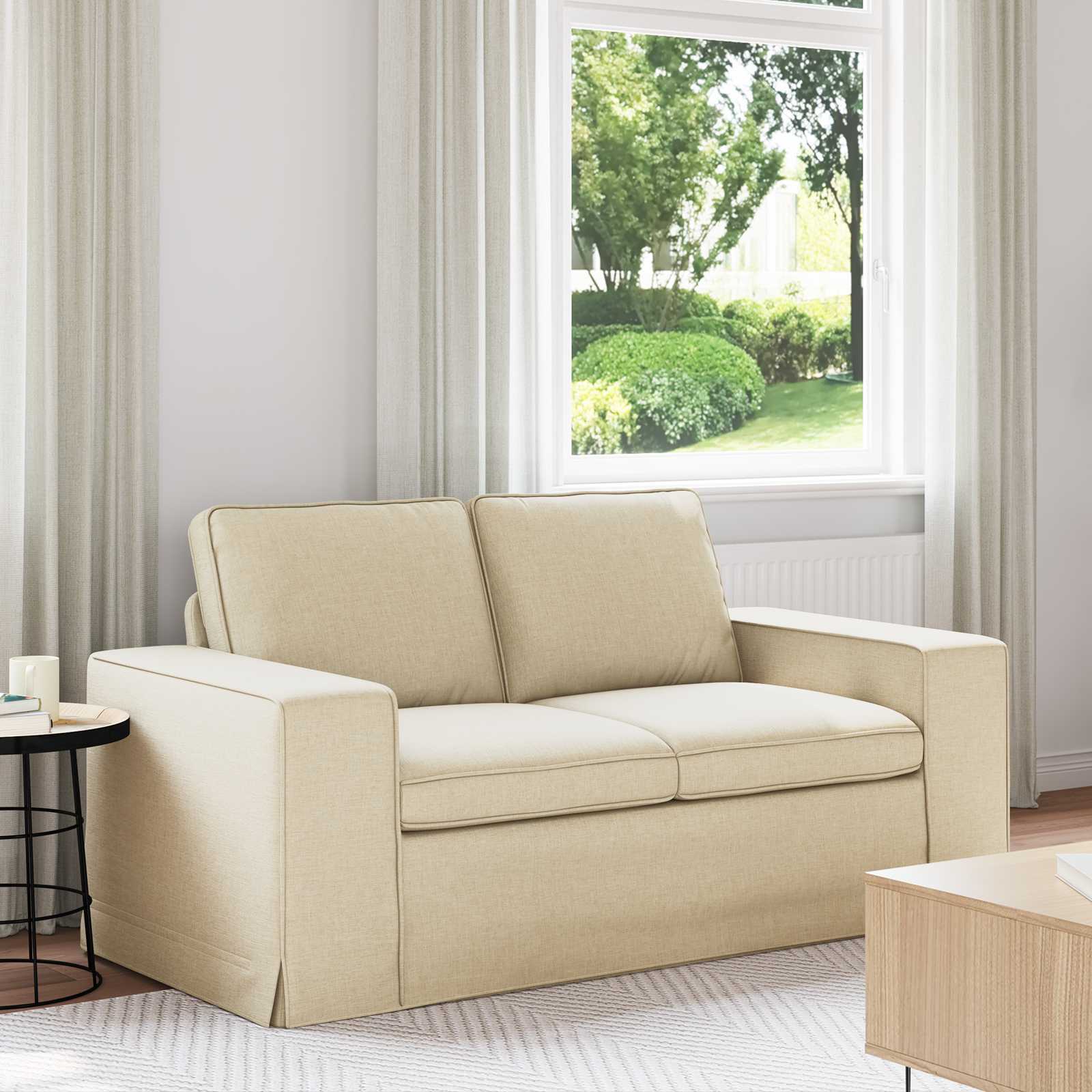 Sofa Krema 162 x 80 x 82 cm tkanina