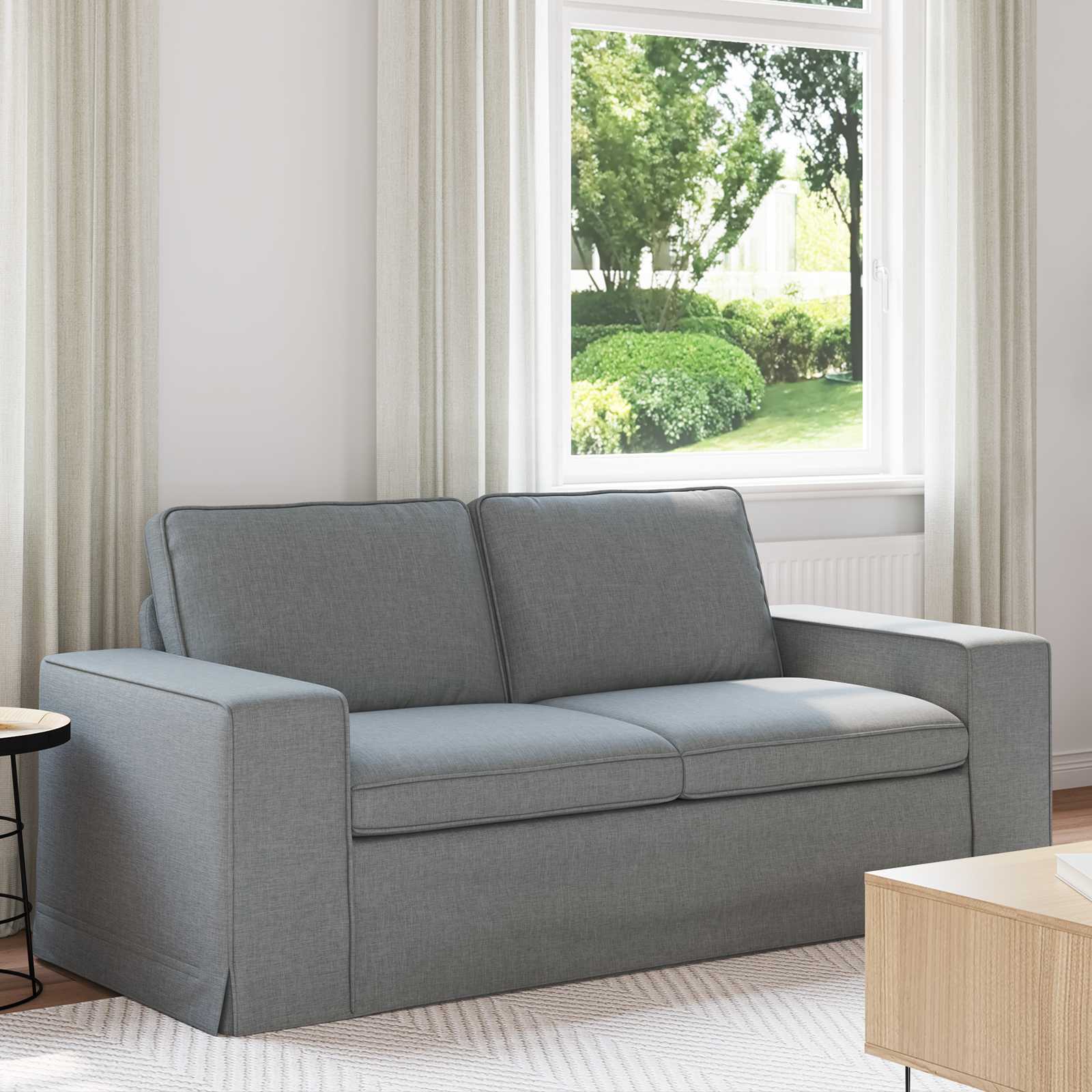 Sofa Svijetlo siva 182 x 80 x 82 cm tkanina
