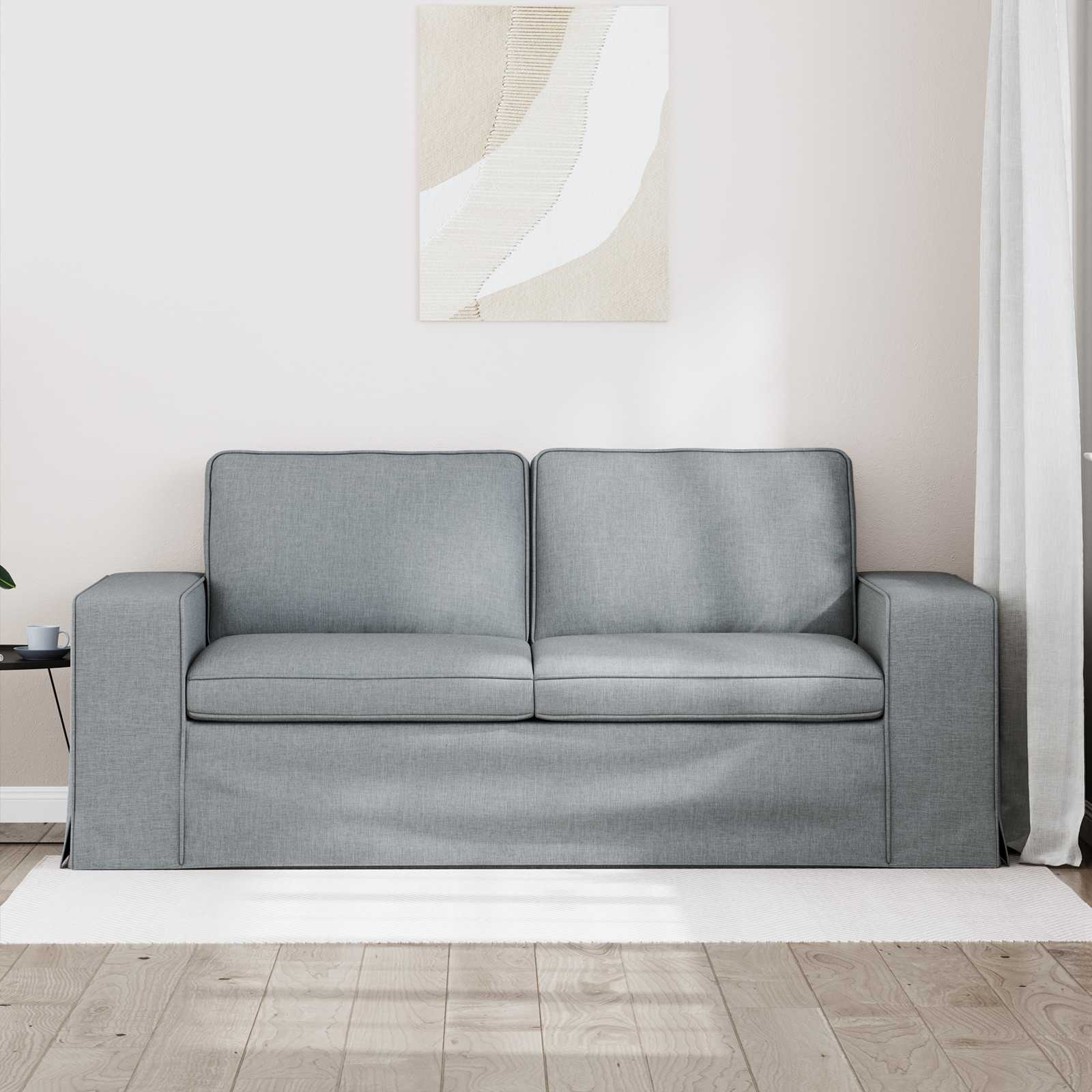 Sofa Svijetlo siva 182 x 80 x 82 cm tkanina