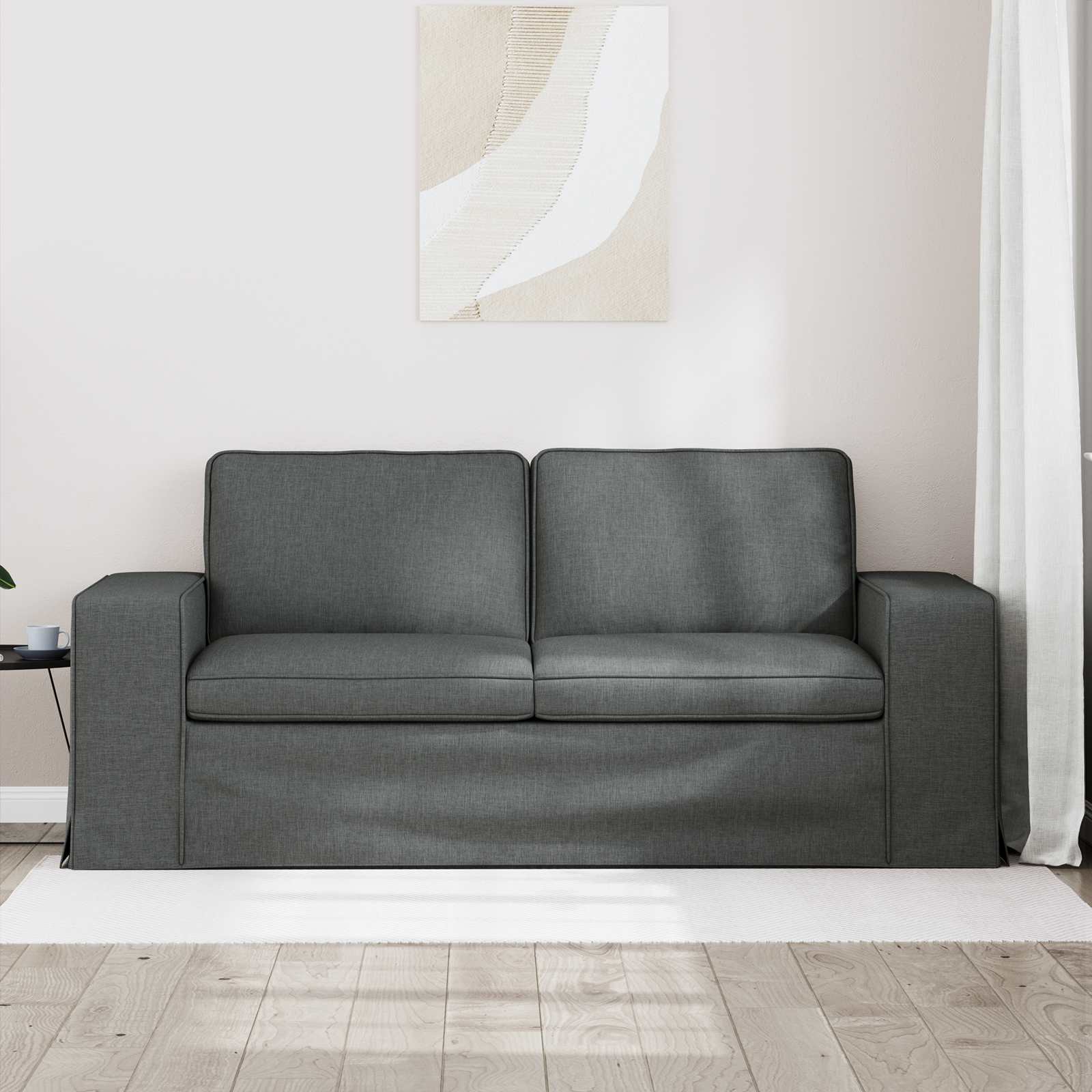 Sofa Tamno siva 182 x 80 x 82 cm tkanina